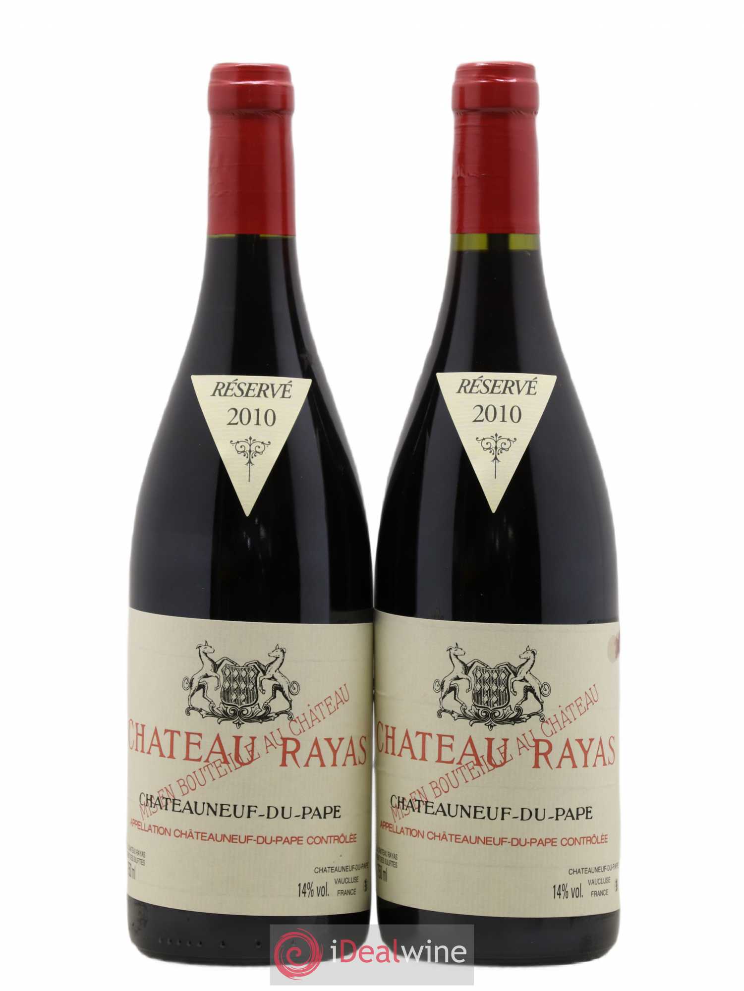 Châteauneuf-du-Pape Château Rayas Emmanuel Reynaud 2010 - Lot de 2 bouteilles - 0