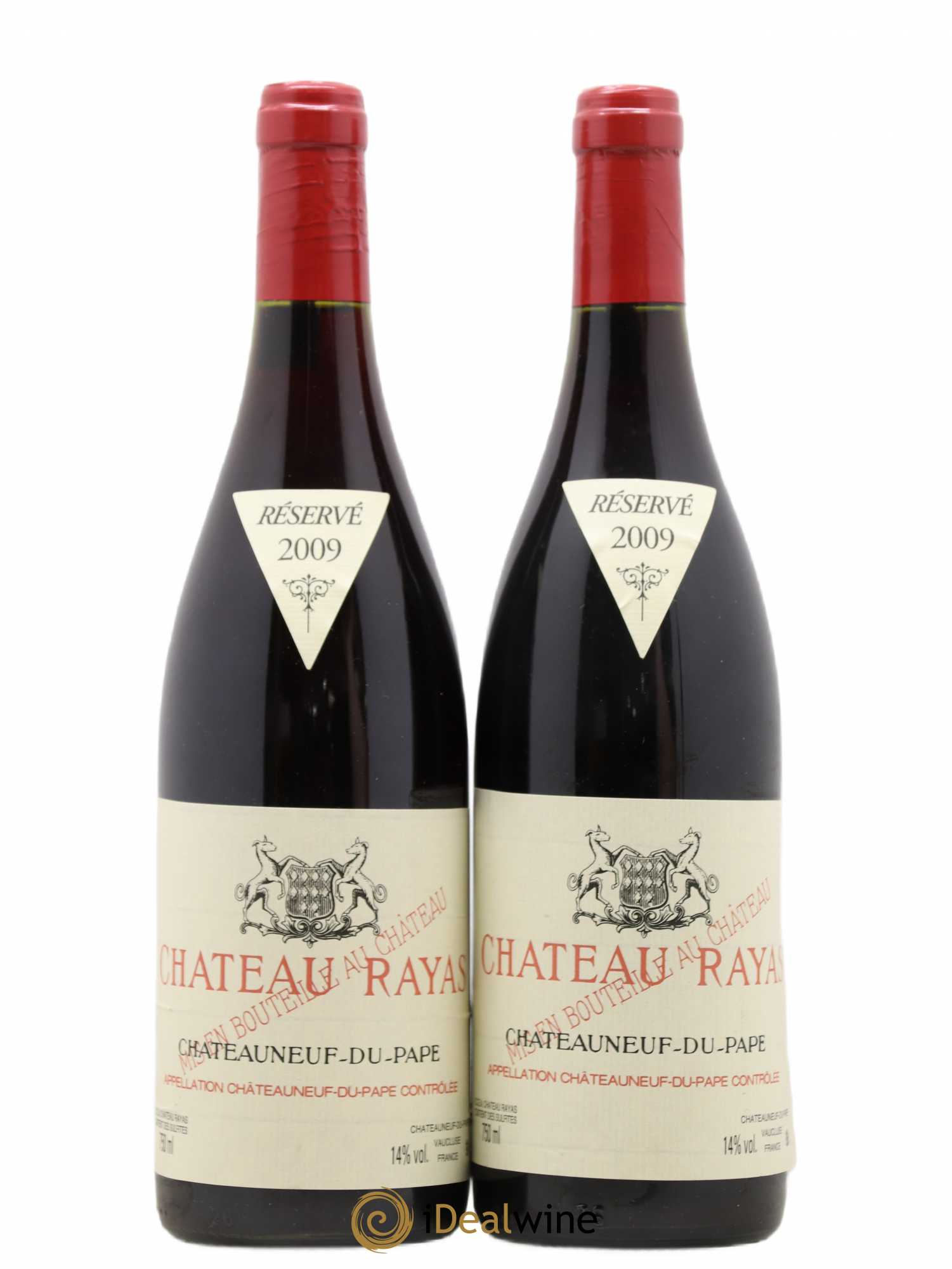Châteauneuf-du-Pape Château Rayas Emmanuel Reynaud 2009 - Lot de 2 bouteilles - 0