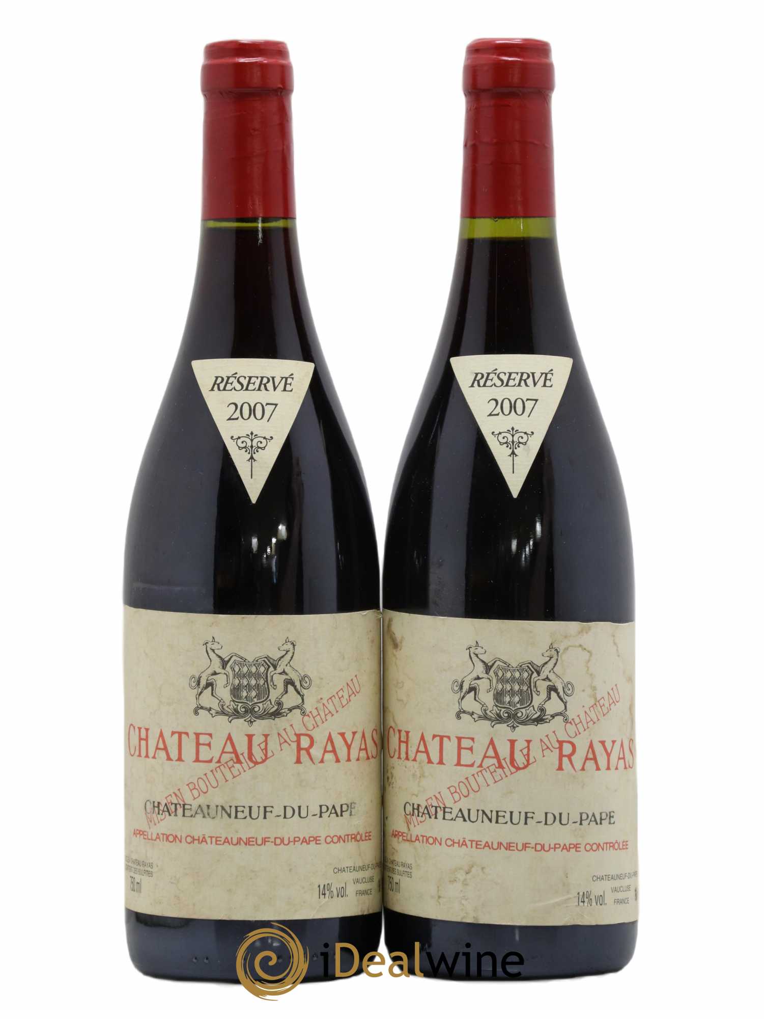Châteauneuf-du-Pape Château Rayas Emmanuel Reynaud (sans prix de réserve) 2007 - Lot de 2 bouteilles - 0
