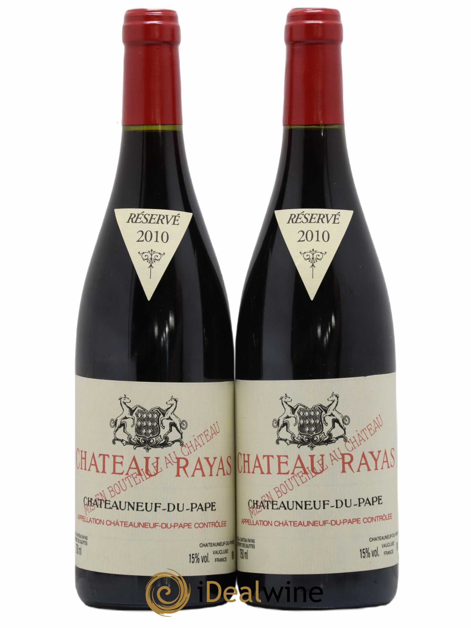 Châteauneuf-du-Pape Château Rayas Emmanuel Reynaud (sans prix de réserve) 2010 - Lot de 2 bouteilles - 0