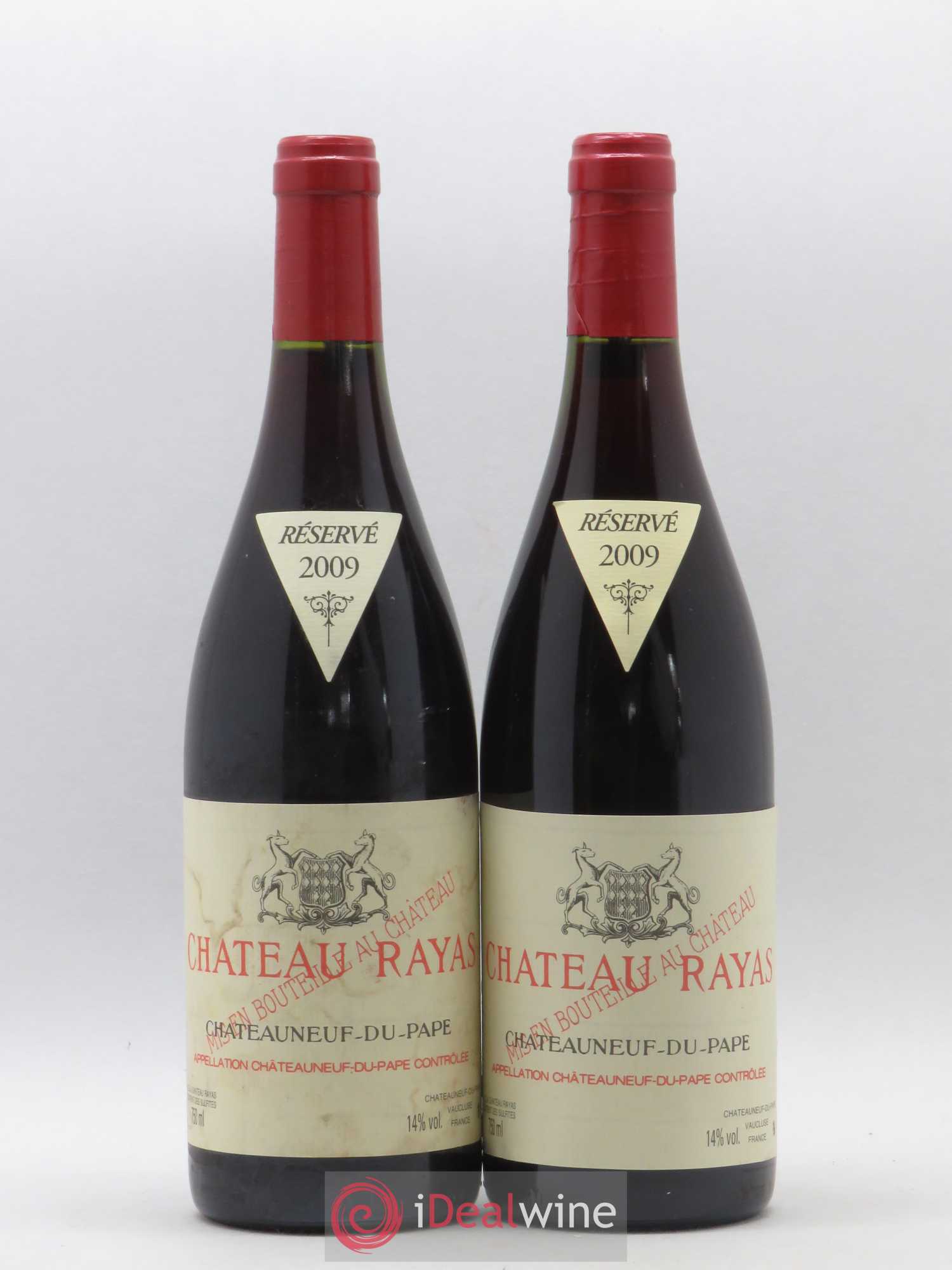 Châteauneuf-du-Pape Château Rayas Emmanuel Reynaud 2009 - Lot de 2 bouteilles - 0