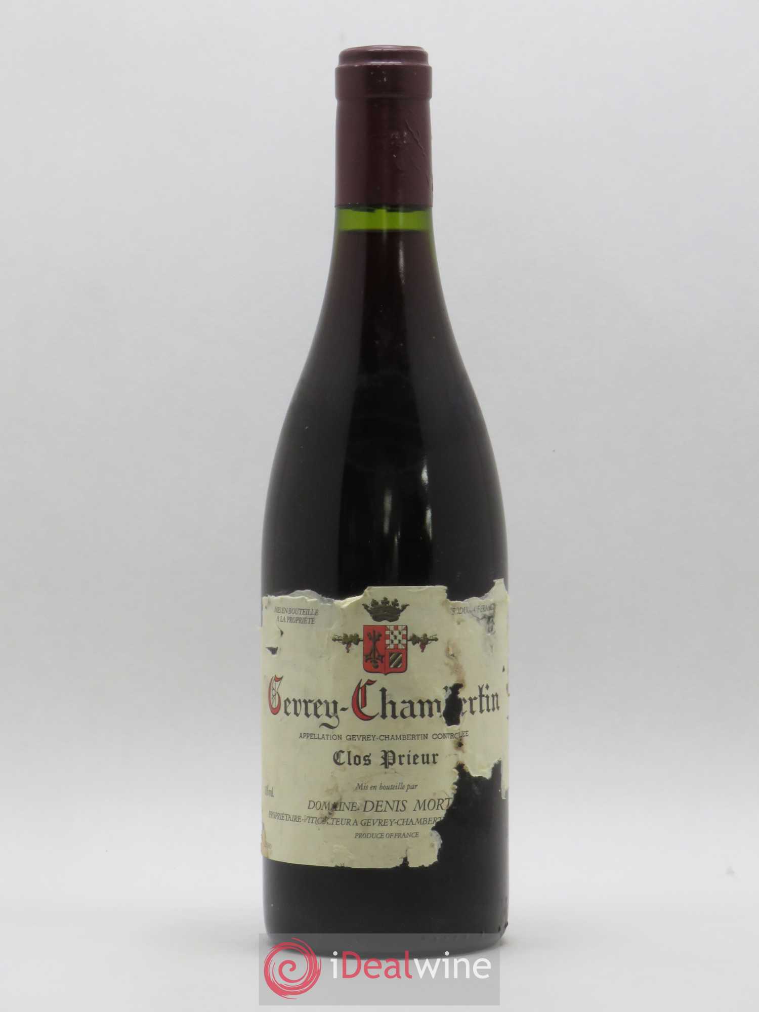 Gevrey-Chambertin Clos Prieur Denis Mortet 1991 - Posten von 1 Flasche - 0