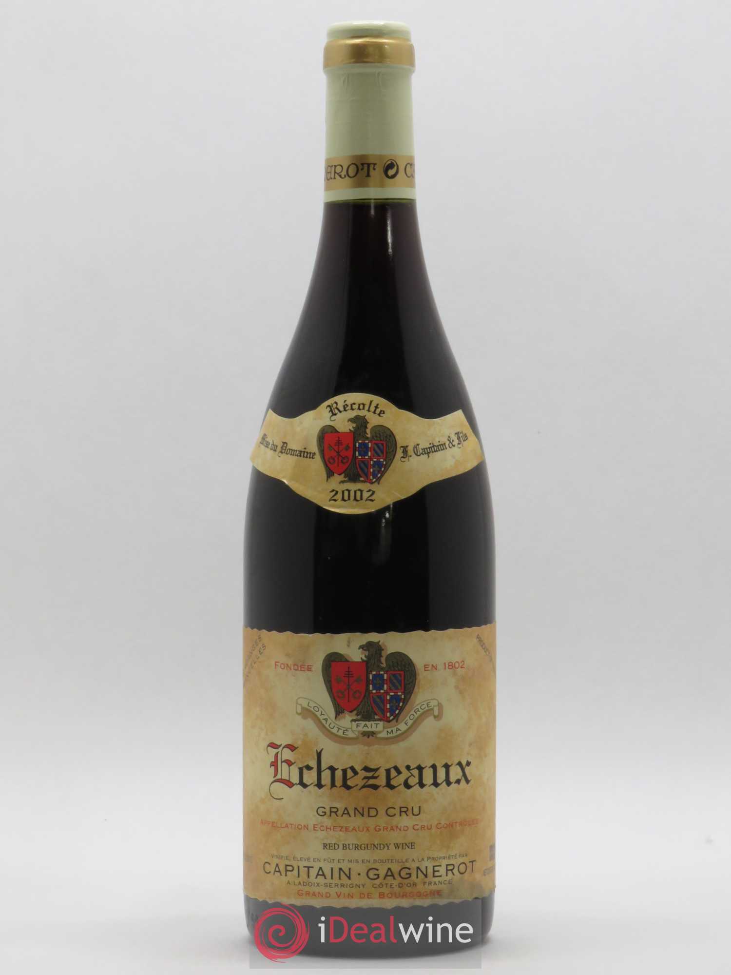 Echezeaux Grand Cru Capitain Gagnerot 2002 - Lot de 1 bouteille - 0