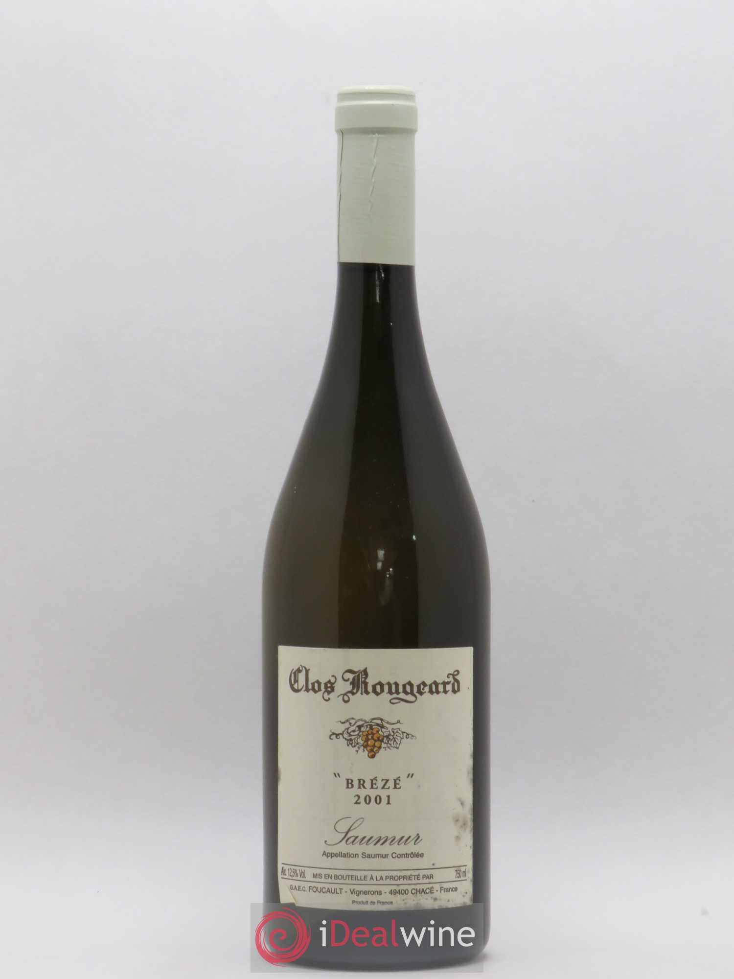 Saumur Brézé Clos Rougeard 2001 - Lot de 1 bouteille - 0