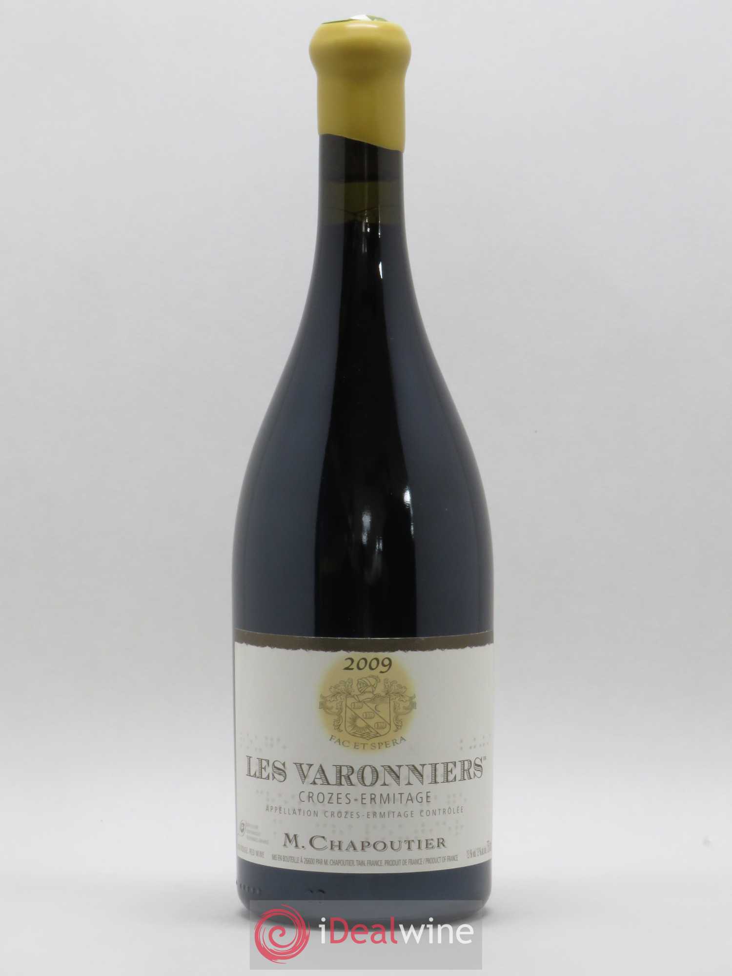 Crozes-Hermitage Les Varonniers Chapoutier 2009 - Lot de 1 bouteille - 0