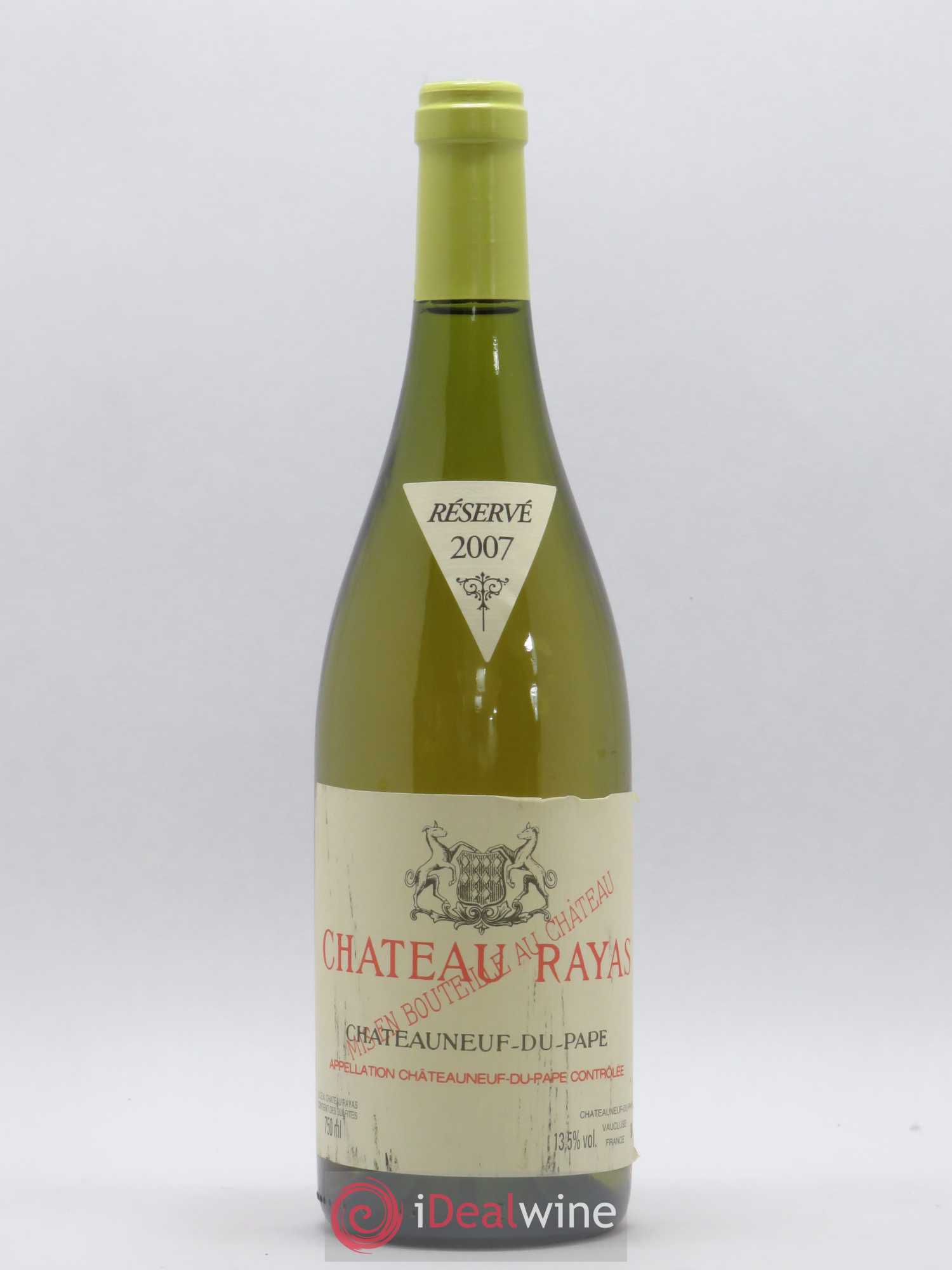 Châteauneuf-du-Pape Château Rayas Emmanuel Reynaud 2007 - Lot de 1 bouteille - 0