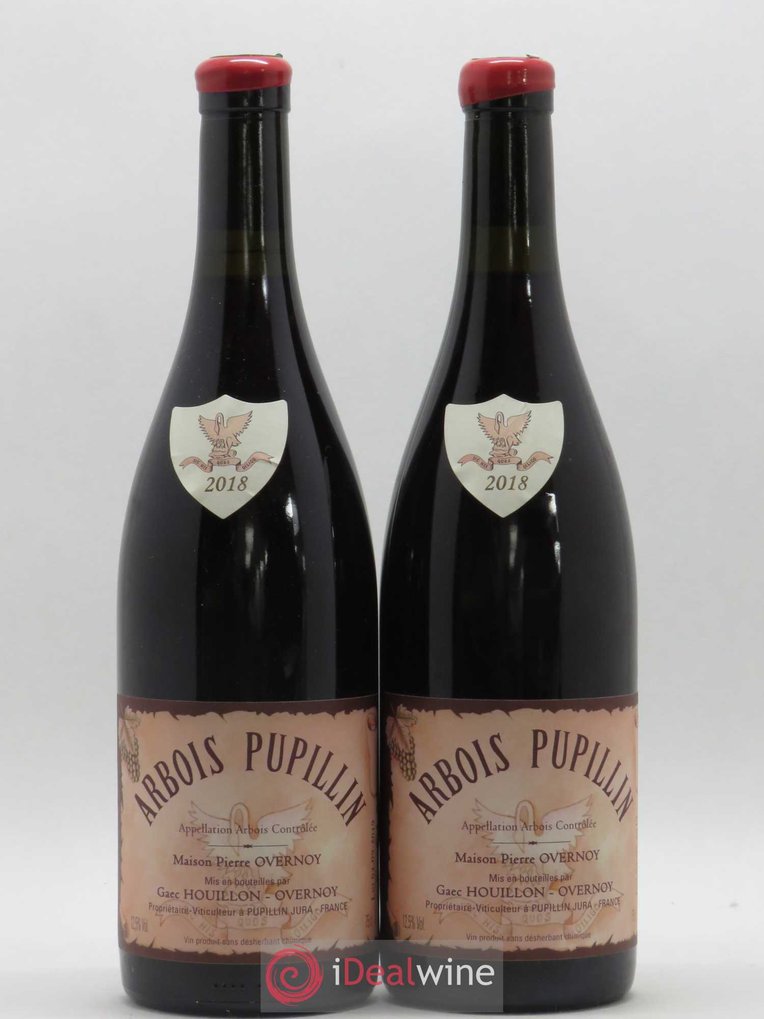 Arbois-Pupillin Poulsard (cire rouge) Overnoy-Houillon (Domaine) 2018 - Lot de 2 bouteilles - 0