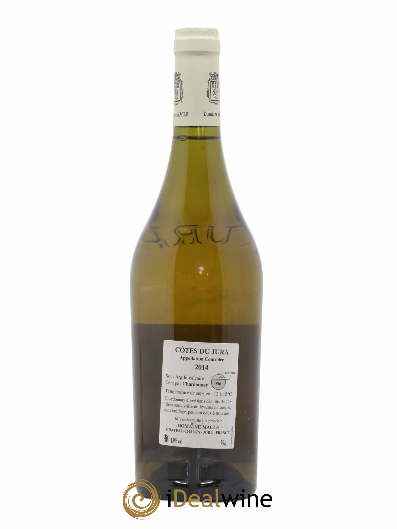 Côtes du Jura Chardonnay sous voile Jean Macle 2014 - Lot de 1 bouteille - 1