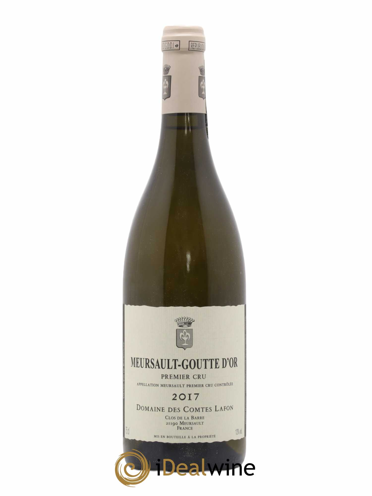Meursault 1er Cru Goutte d'Or Comtes Lafon (Domaine des) 2017 - Lot de 1 bouteille - 0