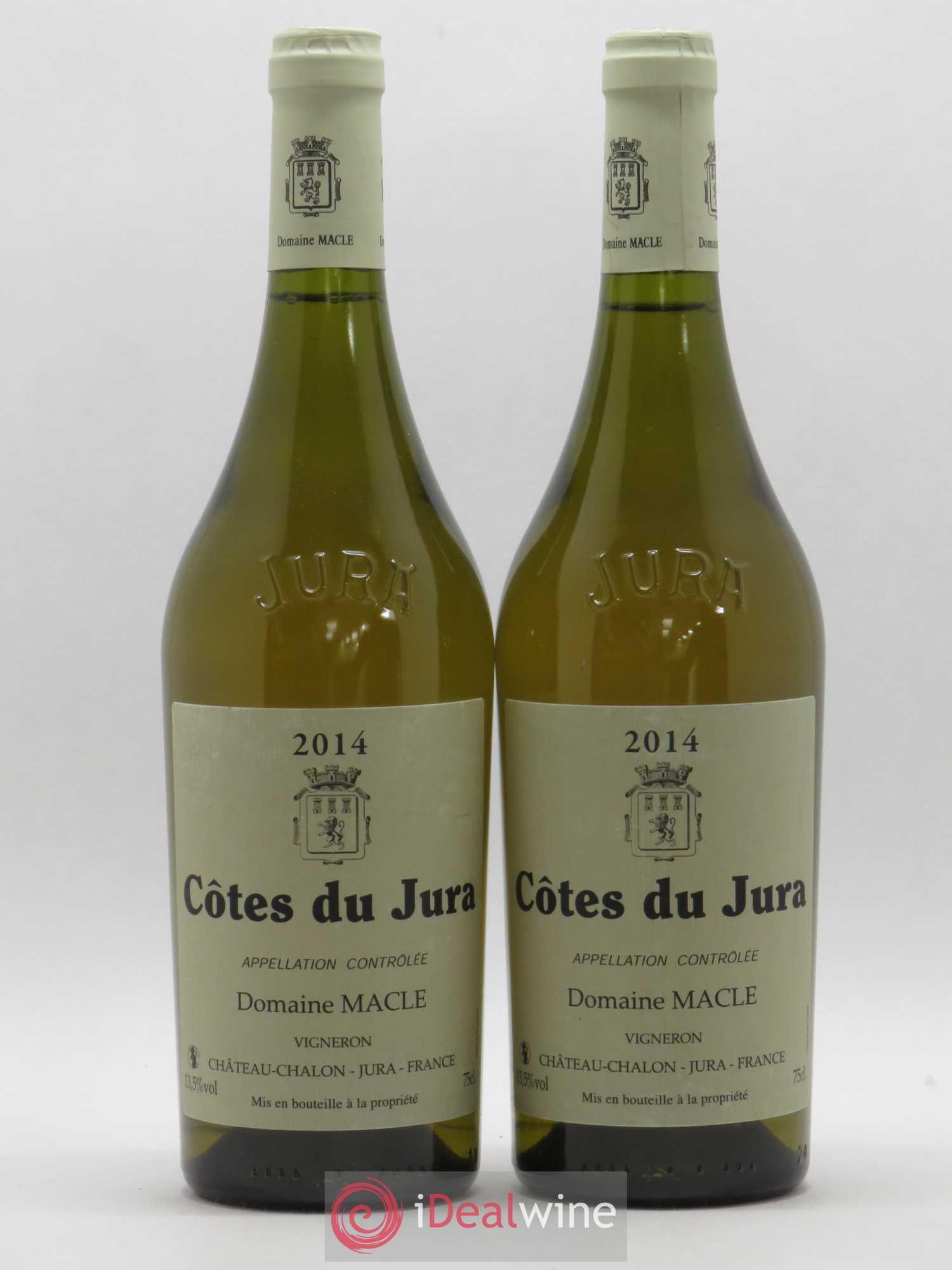 Côtes du Jura Jean Macle (sans prix de réserve) 2014 - Lot de 2 bouteilles - 0