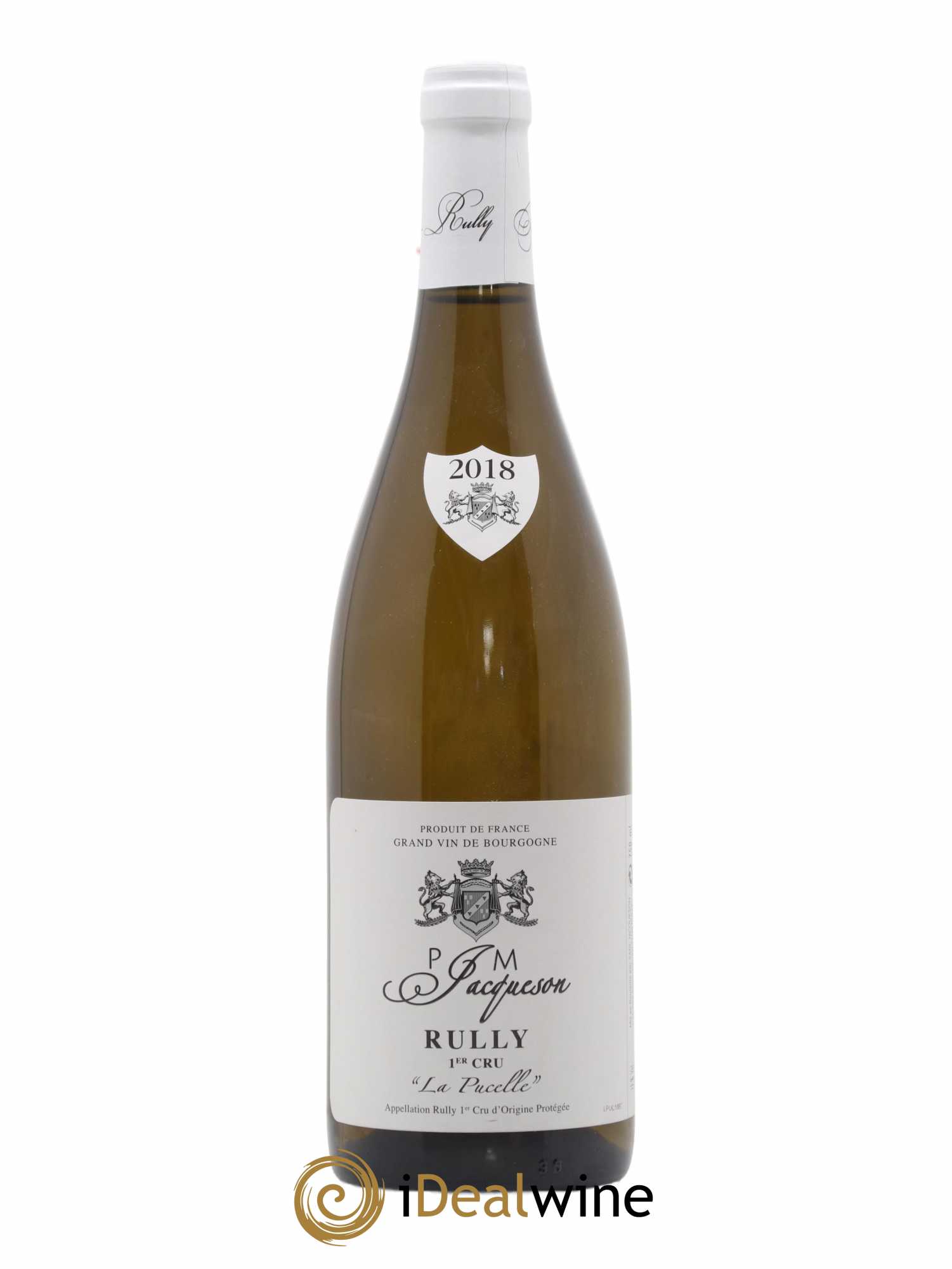 Rully 1er Cru La Pucelle Paul & Marie Jacqueson 2018 - Lot de 1 bouteille - 0