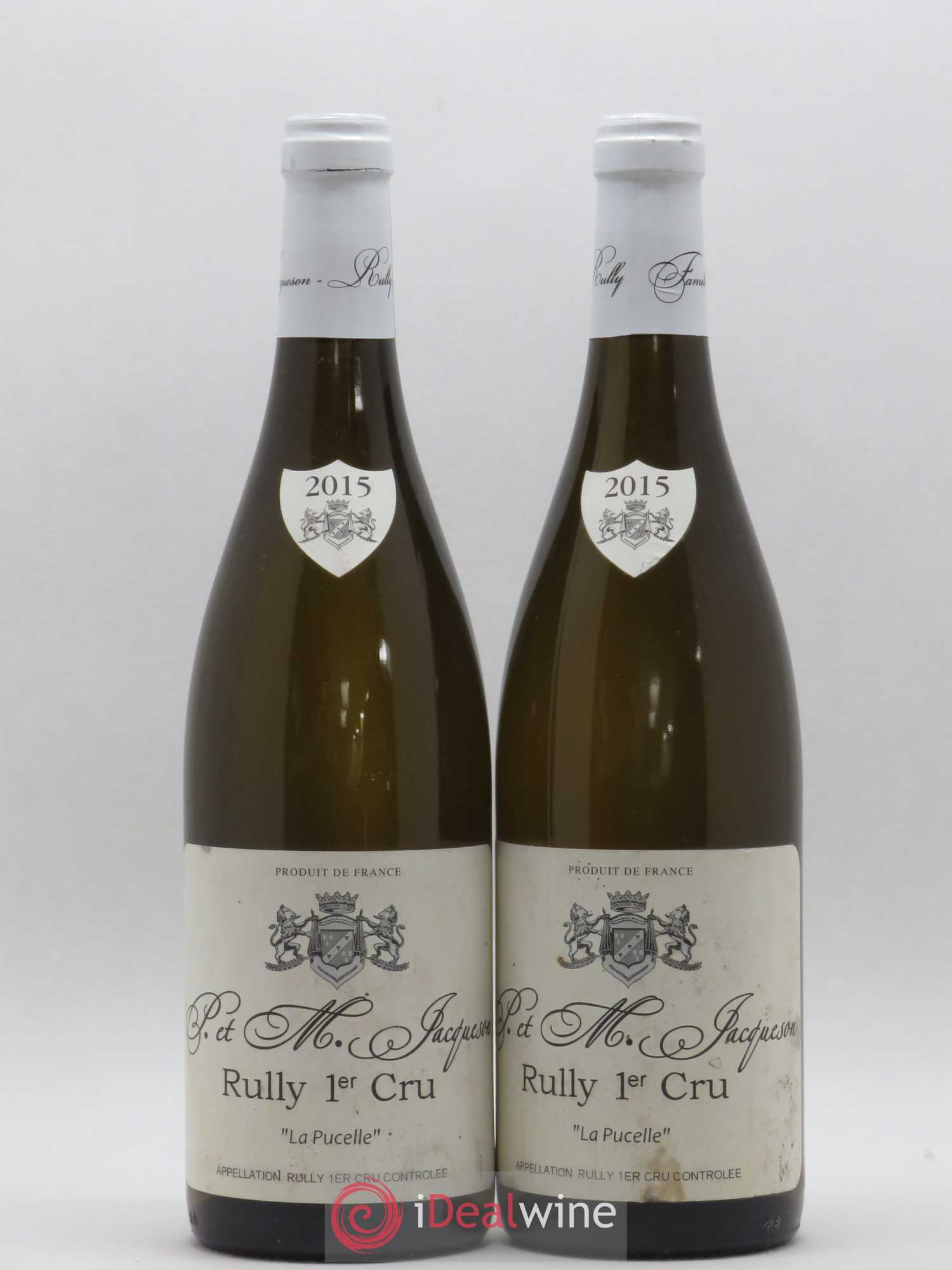 Rully 1er Cru La Pucelle Paul & Marie Jacqueson (senza prezzo di riserva) 2015 - Lotto di 2 bottiglie - 0
