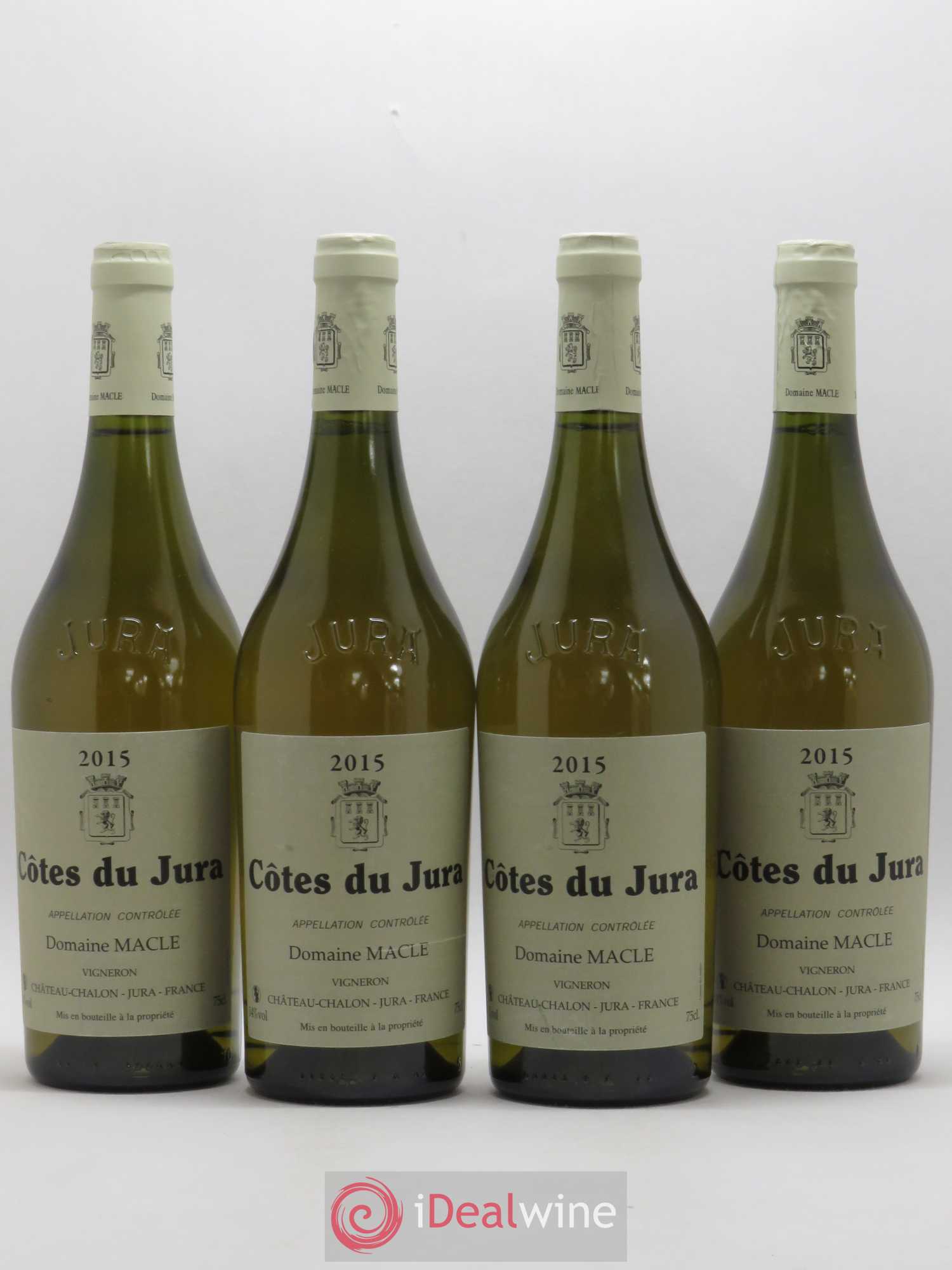 Côtes du Jura Jean Macle (sans prix de réserve) 2015 - Lot de 4 bouteilles - 0