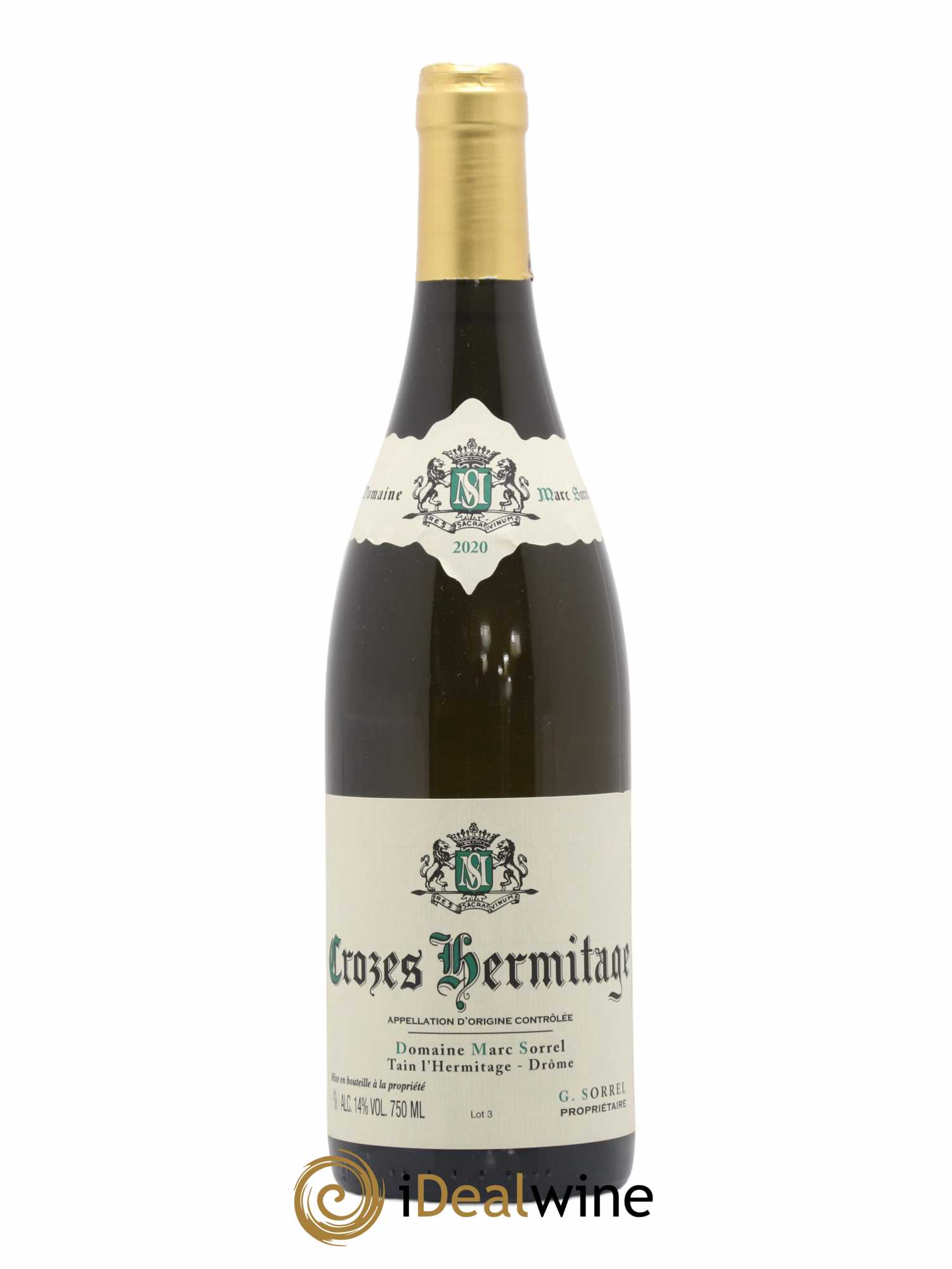 Crozes-Hermitage Marc Sorrel 2020 - Lot de 1 bouteille - 0
