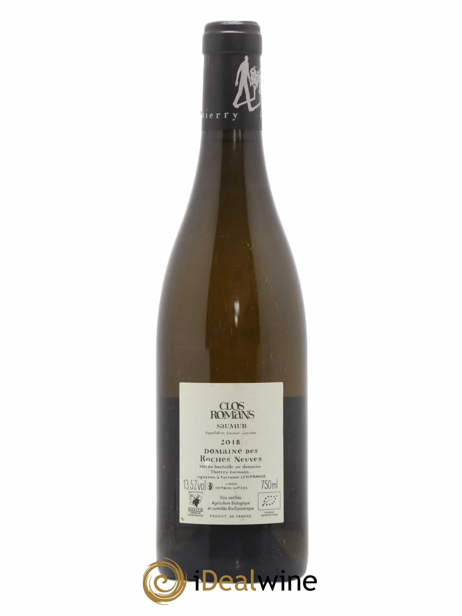 Saumur Clos Romans Domaine des Roches Neuves - Thierry Germain 2018 - Lot de 1 bouteille - 1