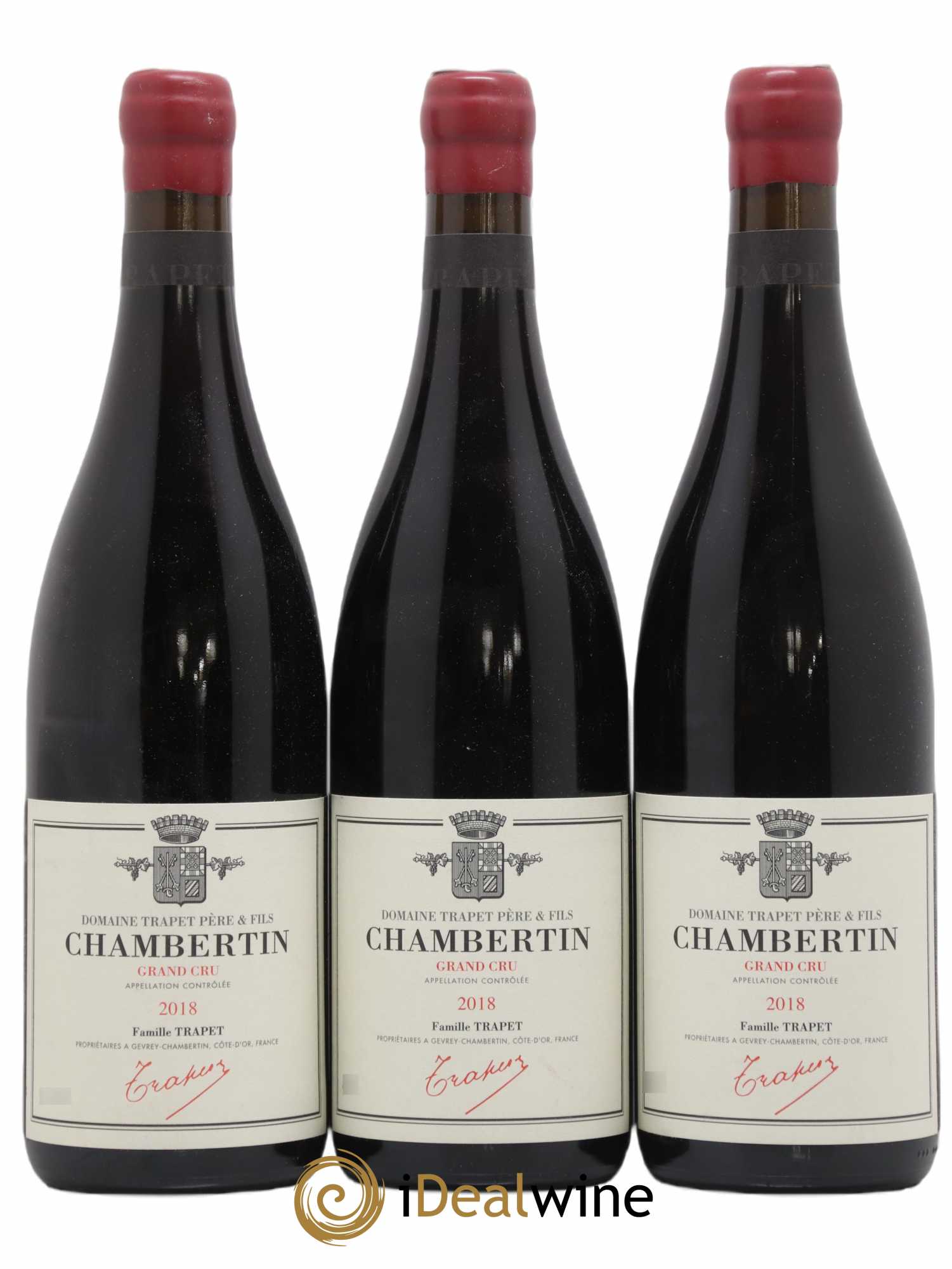 Chambertin Grand Cru Domaine Trapet 2018 - Lot de 3 bouteilles - 0