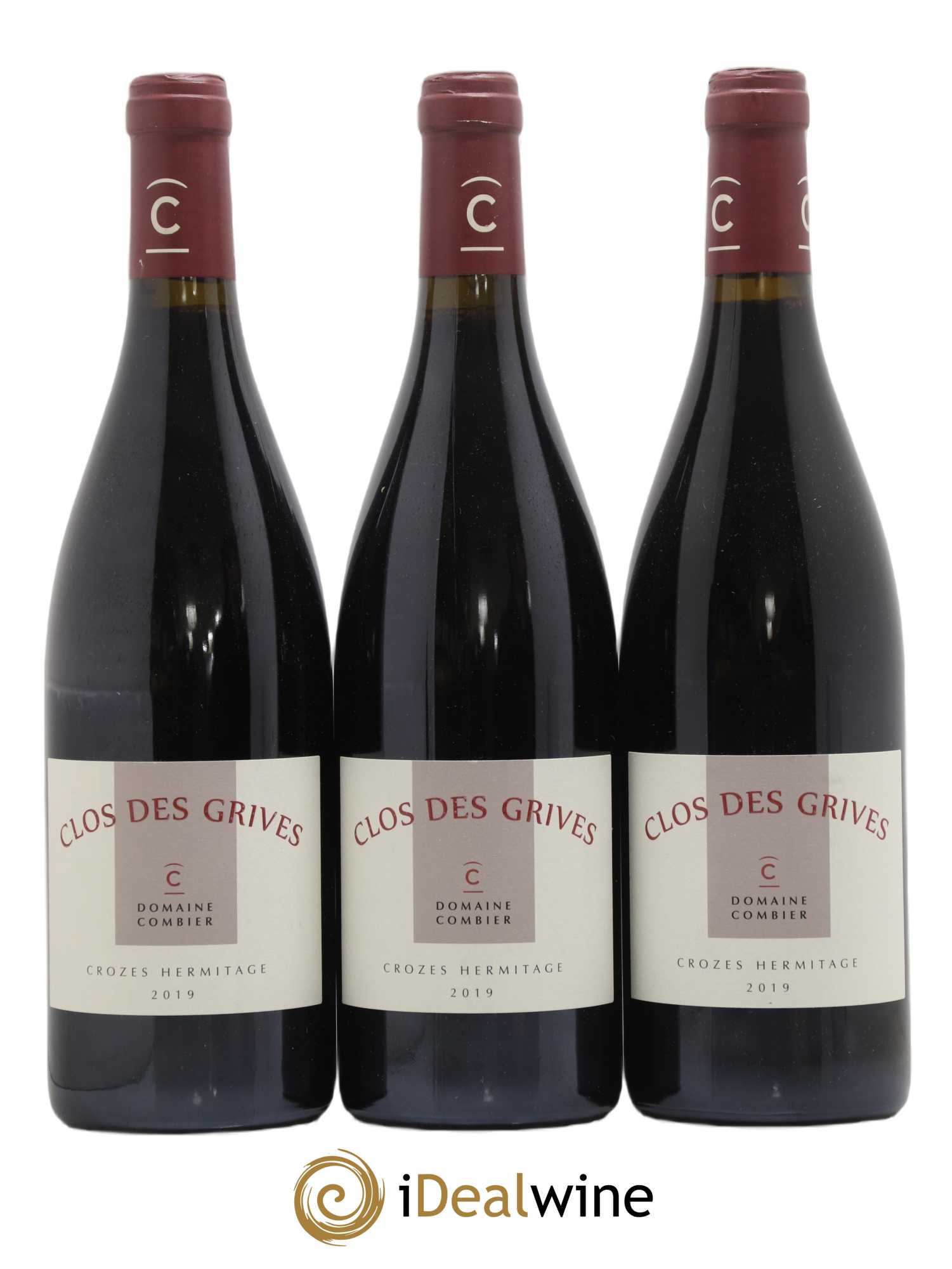 Crozes-Hermitage Clos des Grives Combier 2019 - Lot de 3 bouteilles - 0