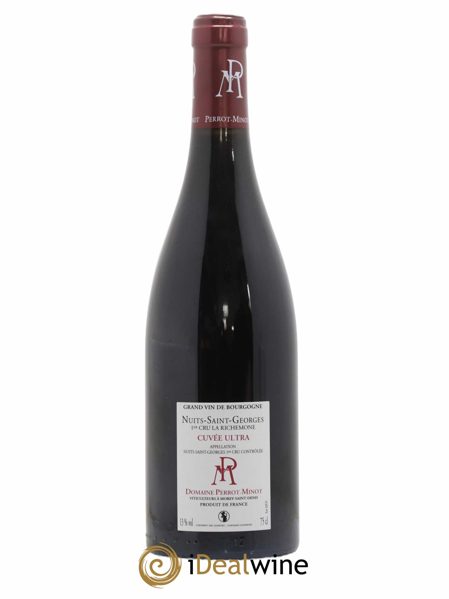 Nuits-Saint-Georges 1er Cru La Richemone Cuvée Ultra Vieilles Vignes Perrot-Minot 2019 - Lot de 1 bouteille - 1