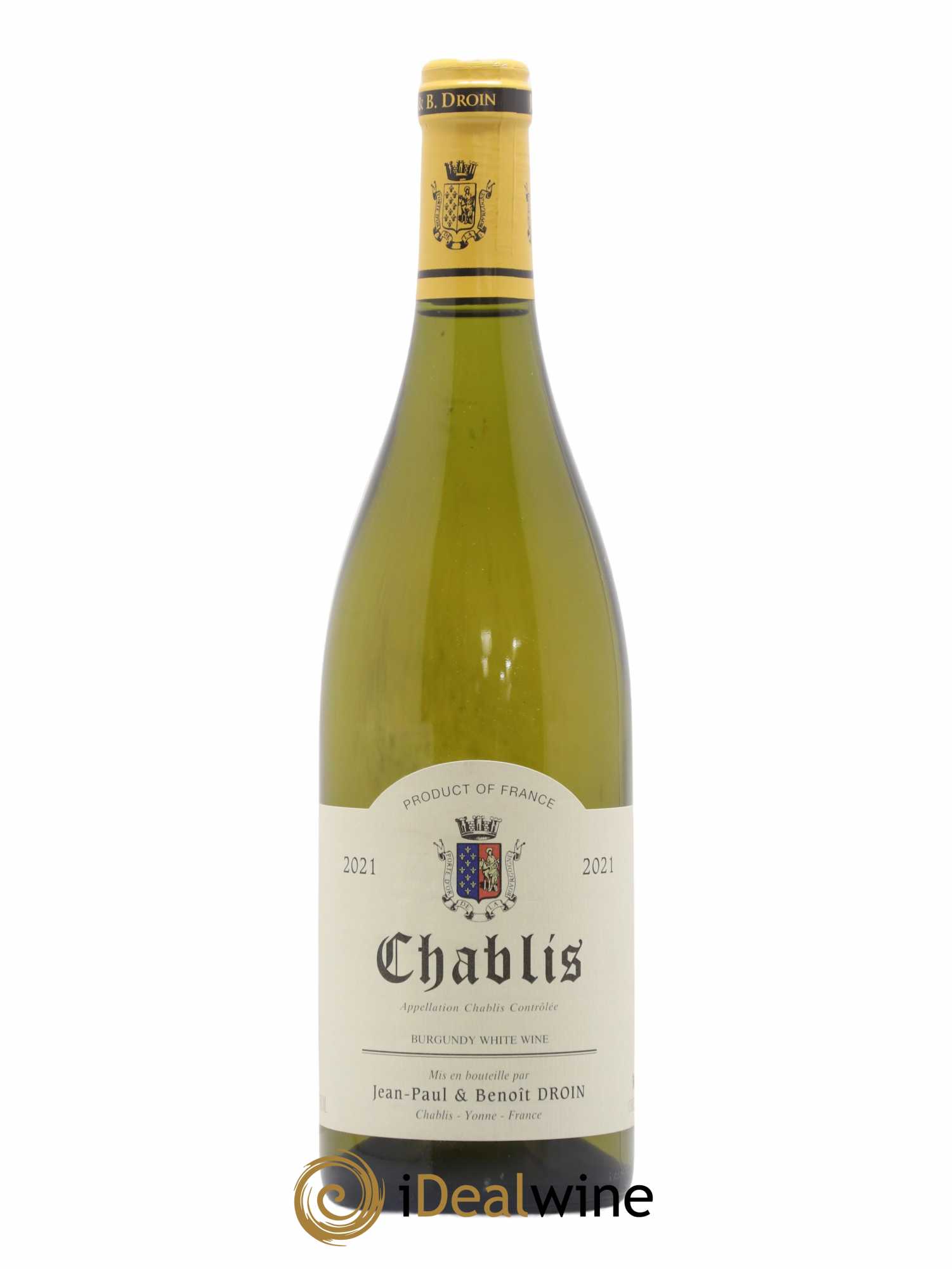 Chablis Jean-Paul & Benoît Droin (Domaine) 2021 - Lot de 1 bouteille - 0