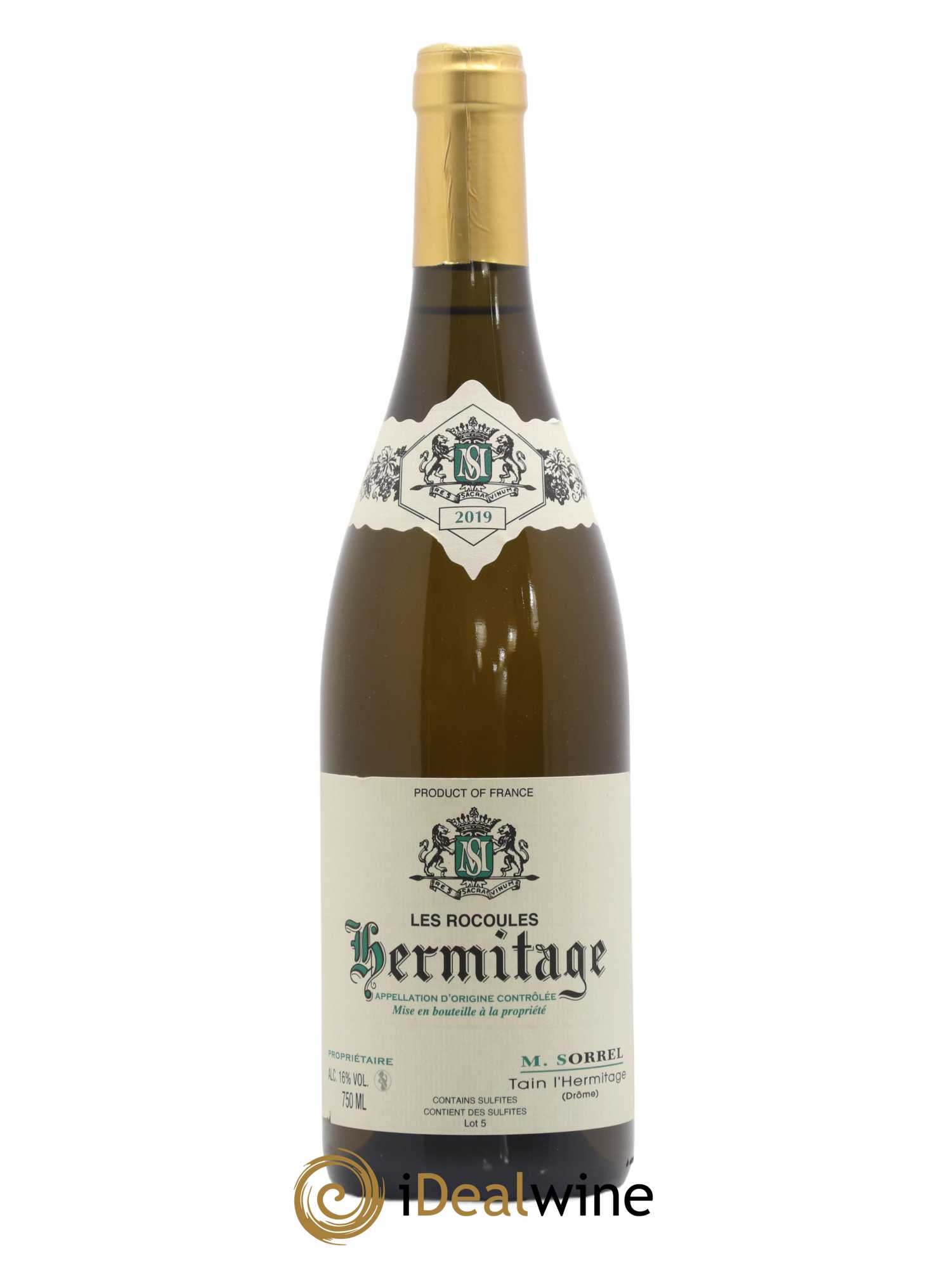 Hermitage Les Rocoules Marc Sorrel 2019 - Lot de 1 bouteille - 0
