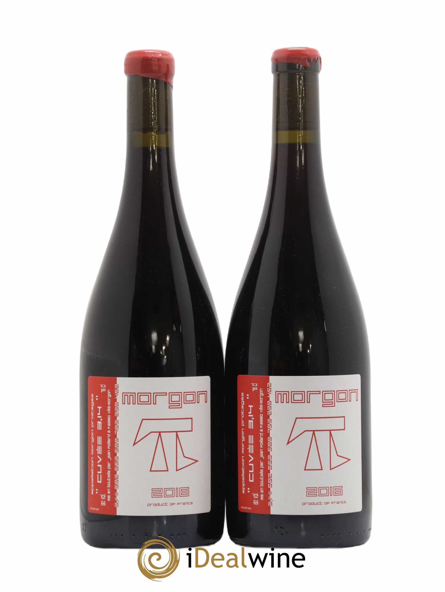 Morgon 3.14 Jean Foillard 2016 - Lot de 2 bouteilles - 0