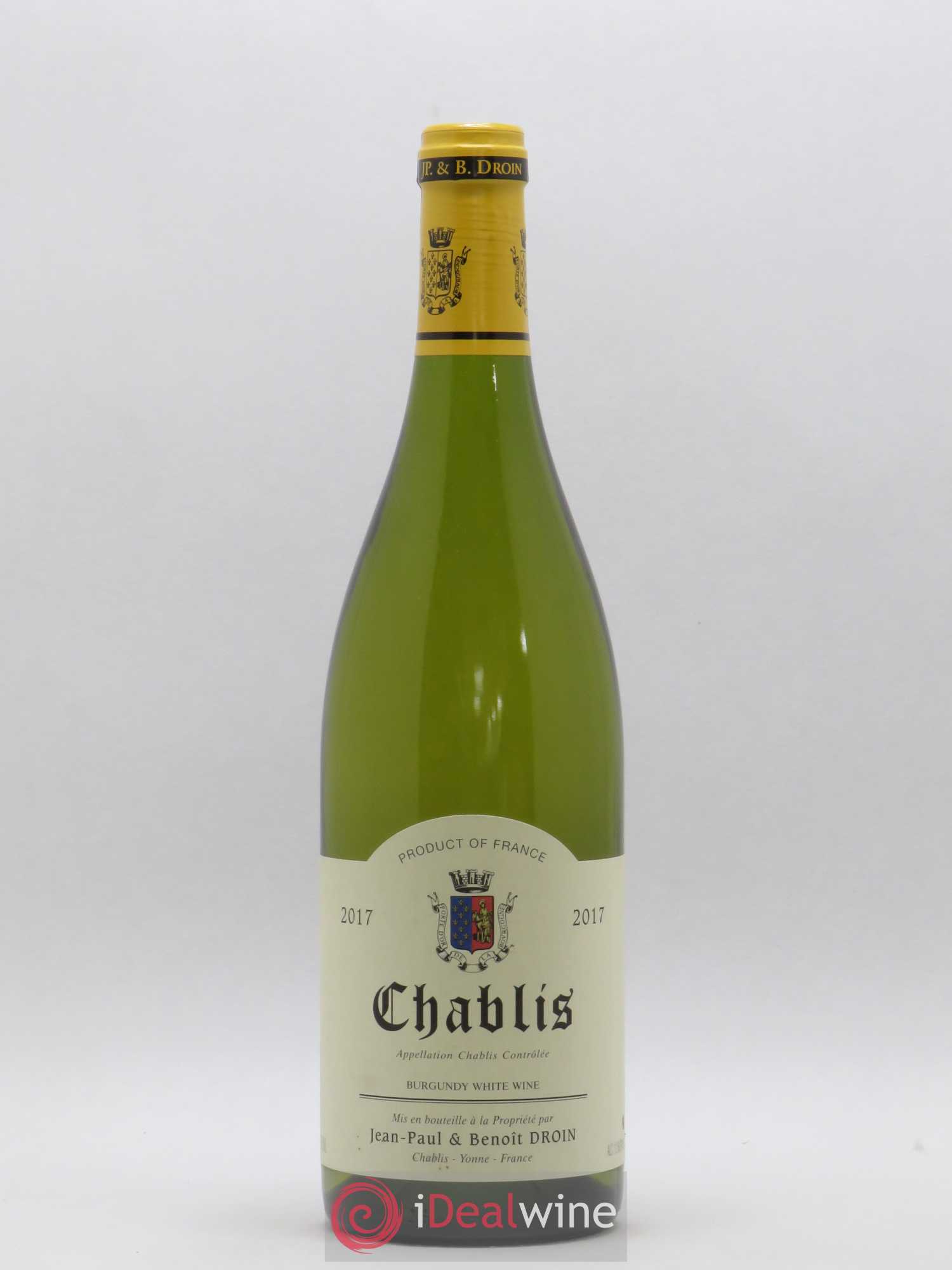 Chablis Jean-Paul & Benoît Droin (Domaine) (sans prix de réserve) 2017 - Lot de 1 bouteille - 0