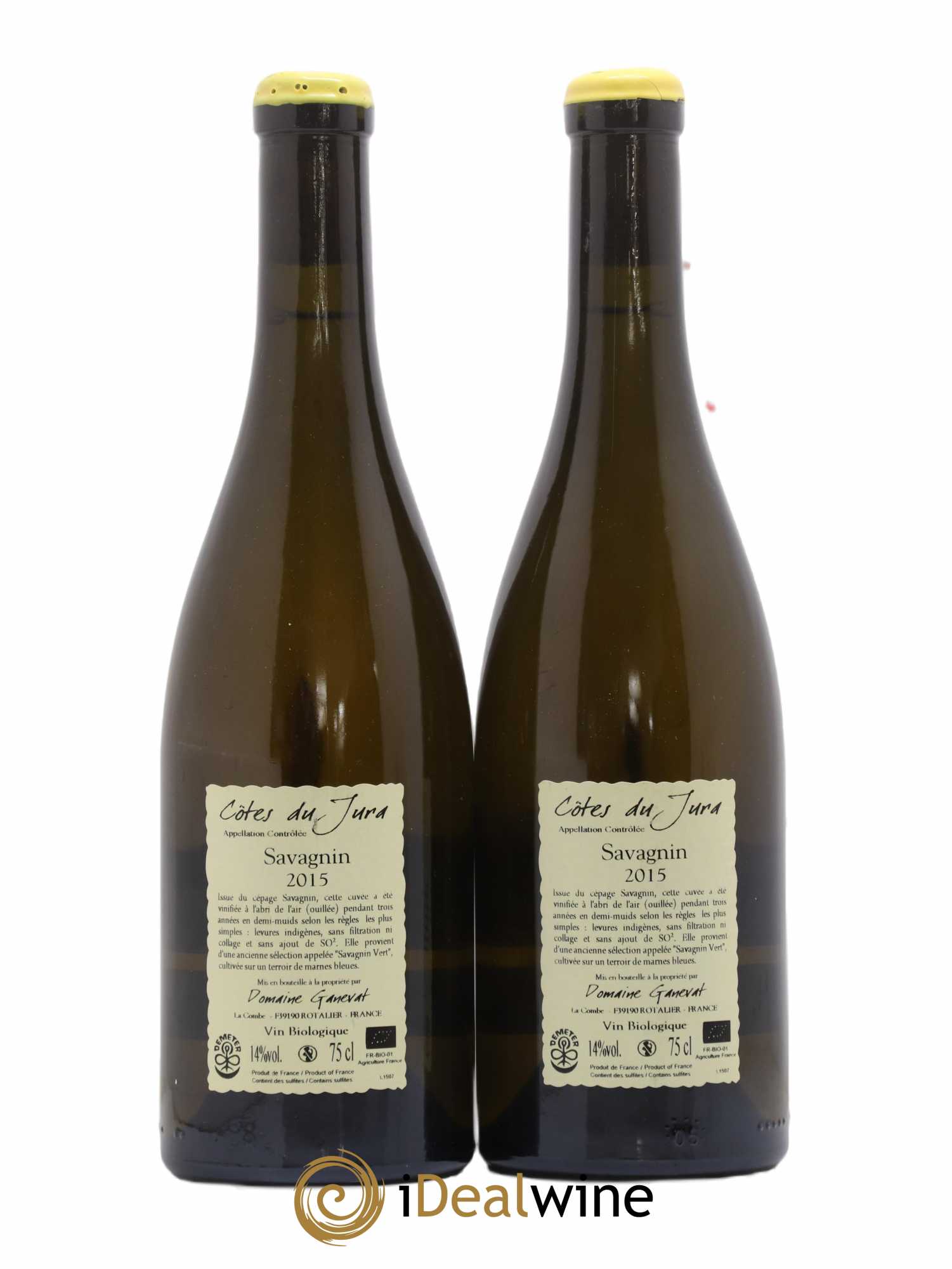 Côtes du Jura Les Chalasses Marnes Bleues Jean-François Ganevat (Domaine) 2015 - Lot de 2 bouteilles - 1