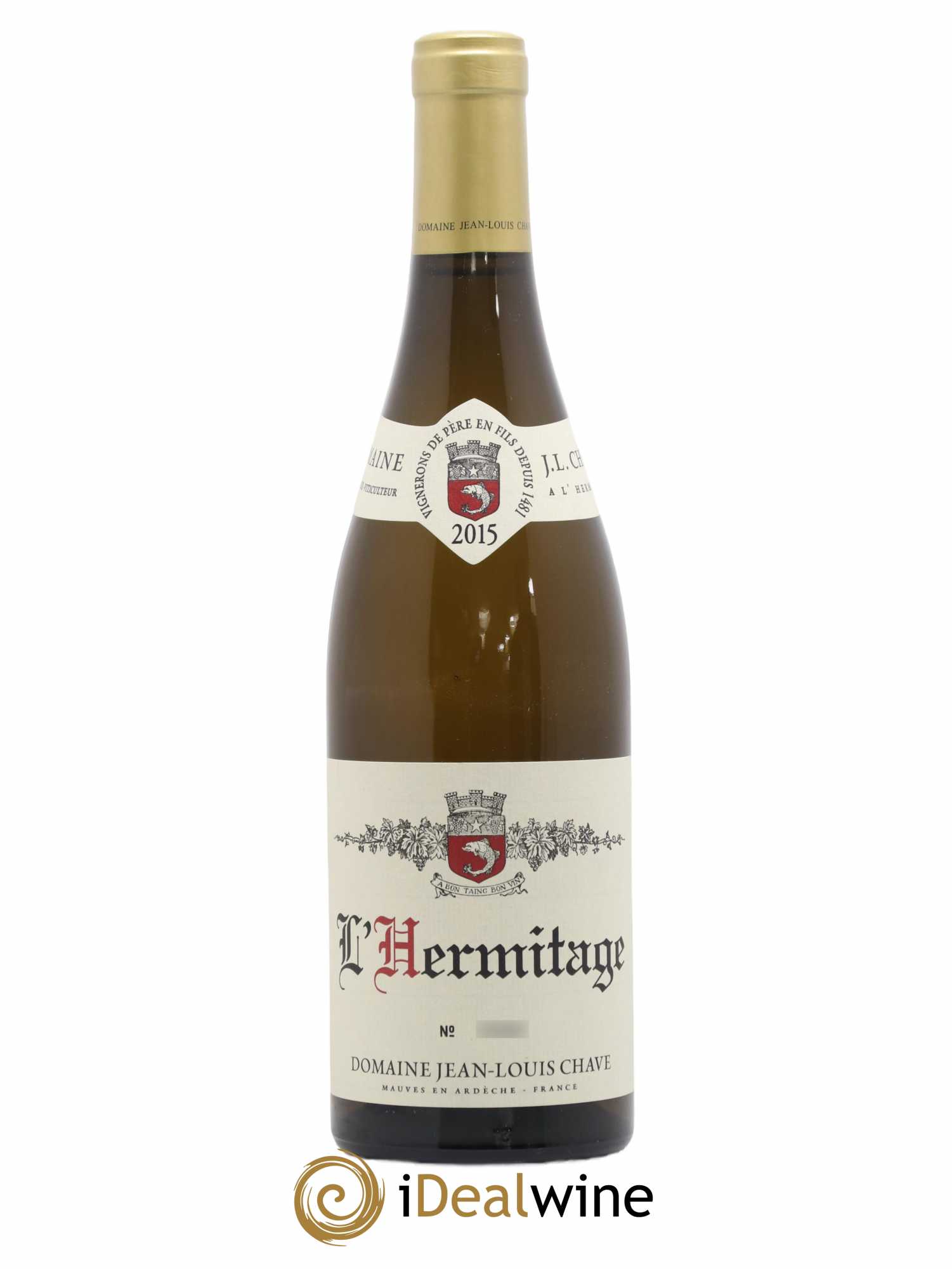Hermitage Jean-Louis Chave 2015 - Lot de 1 bouteille - 0