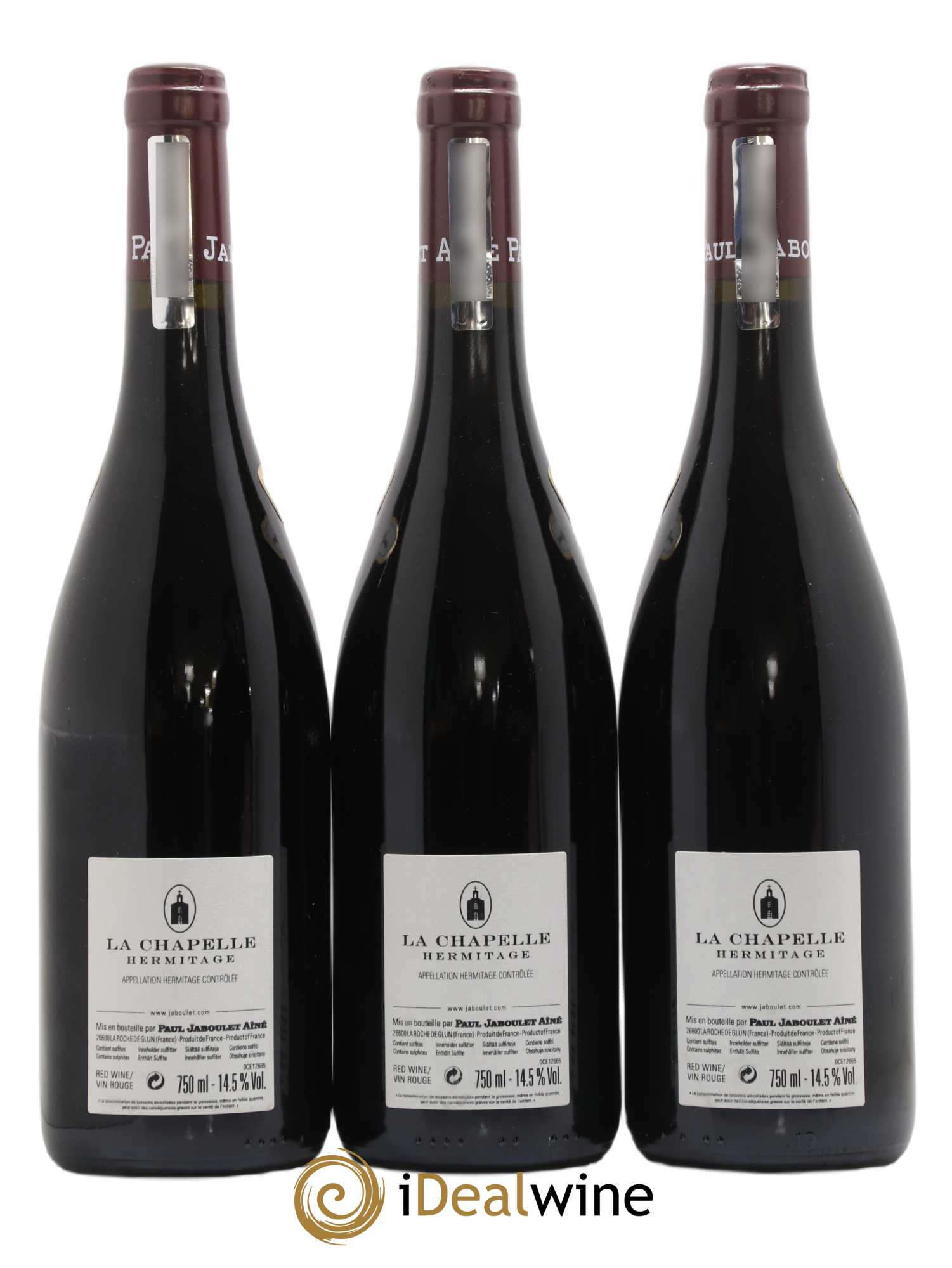 Hermitage La Chapelle Paul Jaboulet Ainé 2015 - Lot de 3 bouteilles - 1