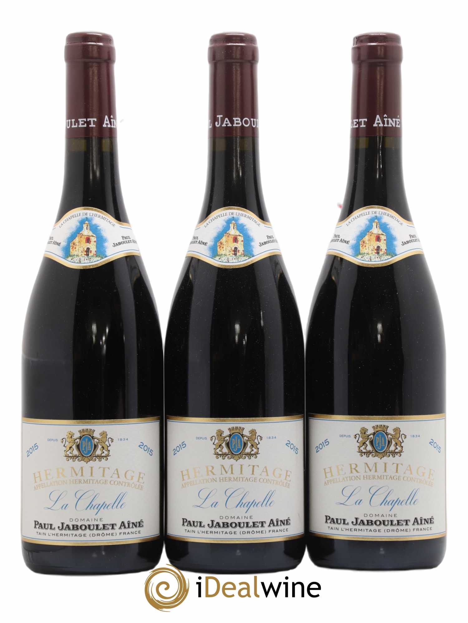 Hermitage La Chapelle Paul Jaboulet Ainé 2015 - Lot de 3 bouteilles - 0