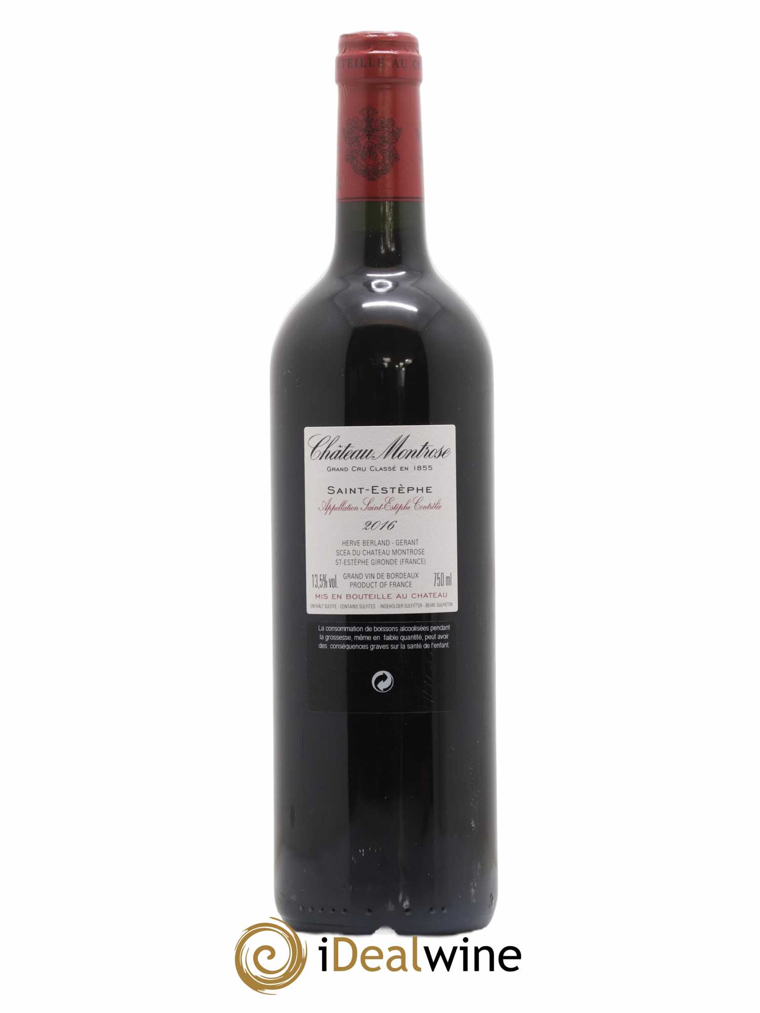 Château Montrose 2ème Grand Cru Classé 2016 - Lot de 1 bouteille - 1
