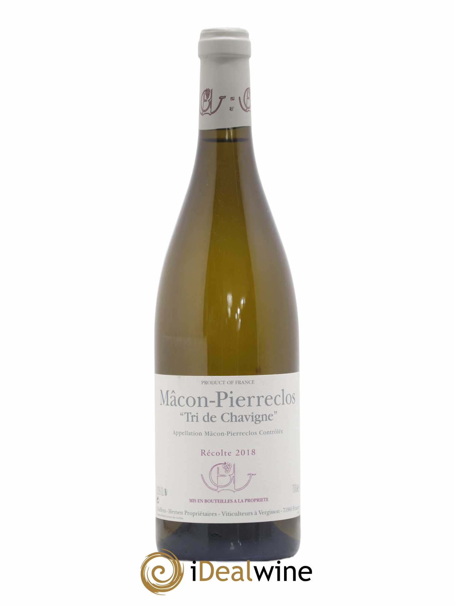 Mâcon-Pierreclos Tri de Chavigne Guffens-Heynen 2018 - Lot de 1 bouteille - 0