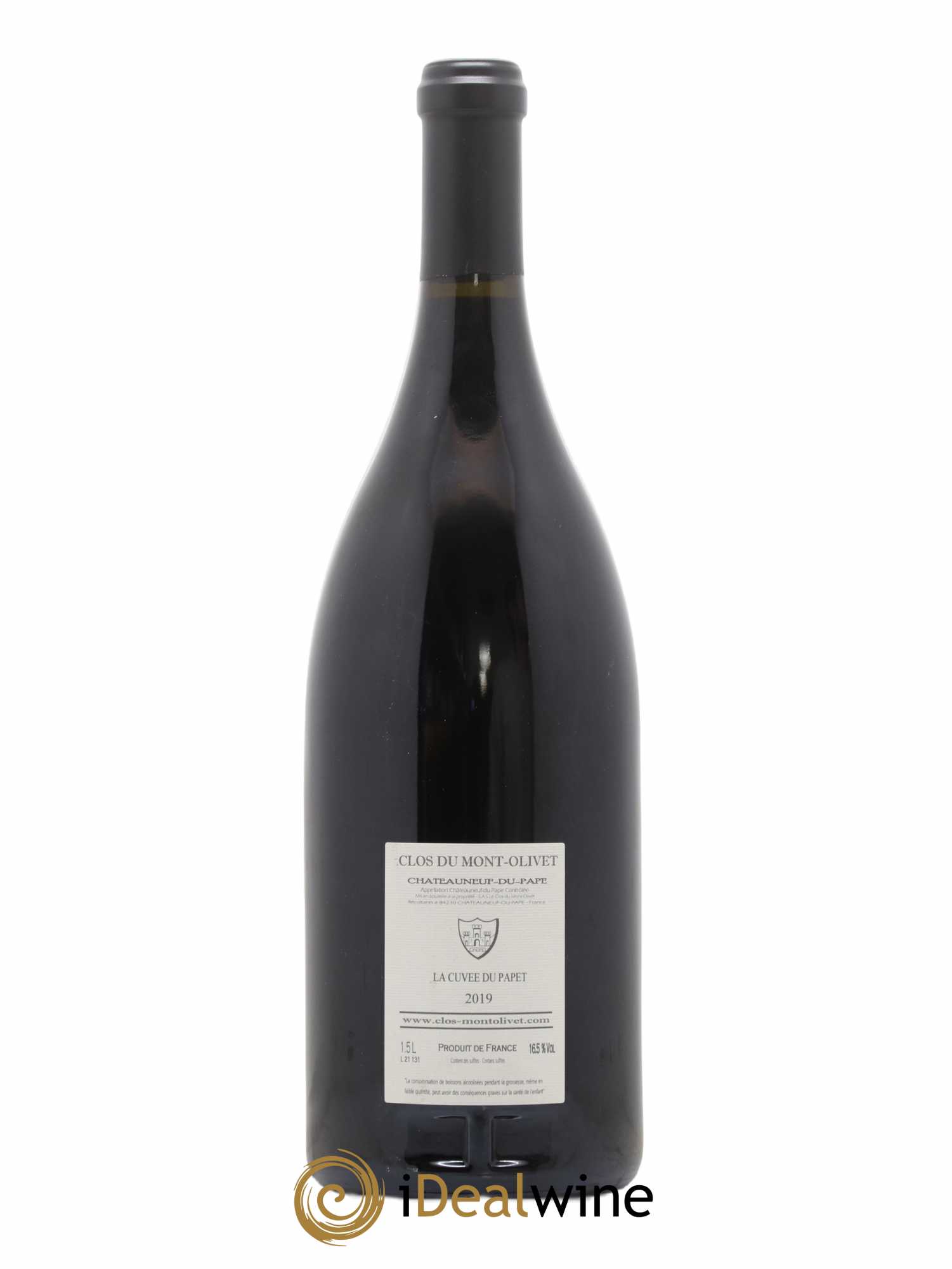 Châteauneuf-du-Pape Cuvée du Papet Clos du Mont-Olivet  2019 - Lot de 1 magnum - 1