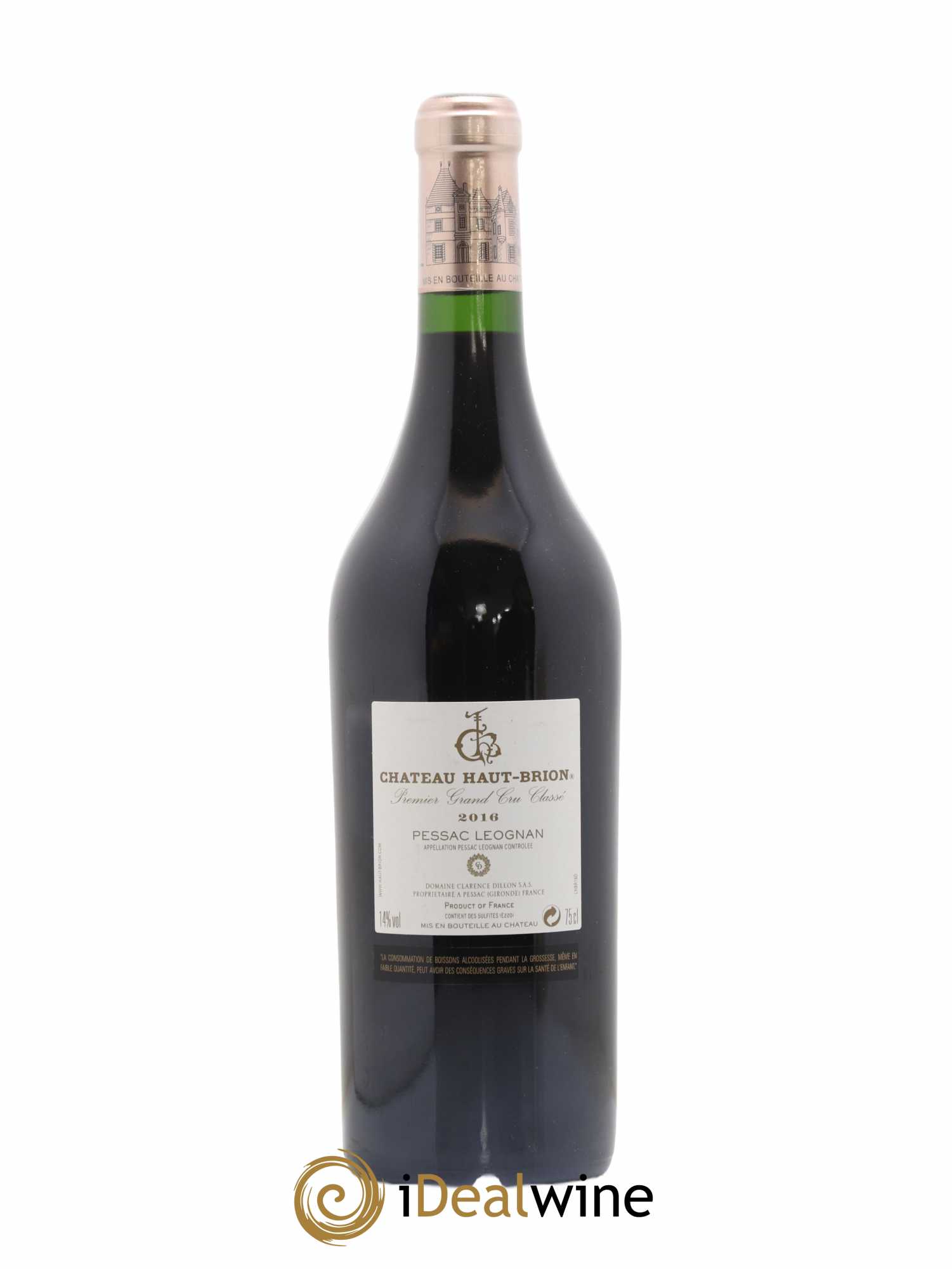 Château Haut Brion 1er Grand Cru Classé 2016 - Lot de 1 bouteille - 1