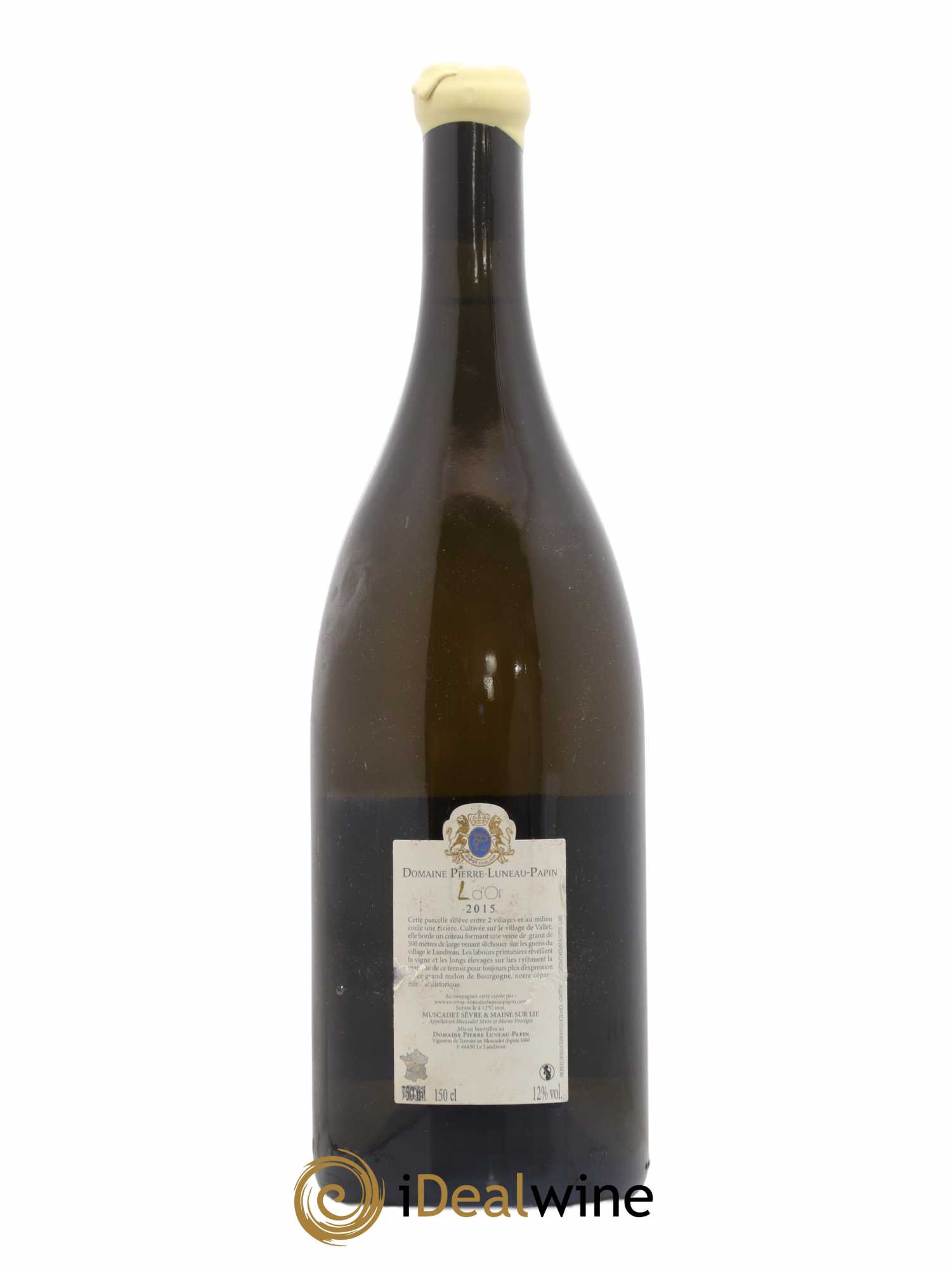 Muscadet-Sèvre-et-Maine L D'Or Luneau-Papin 2015 - Lot de 1 magnum - 1