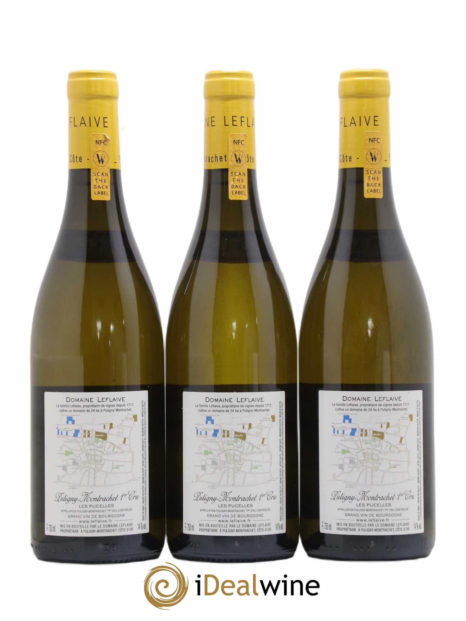 Puligny-Montrachet 1er Cru Les Pucelles Leflaive (Domaine) 2019 - Lot de 3 bouteilles - 1