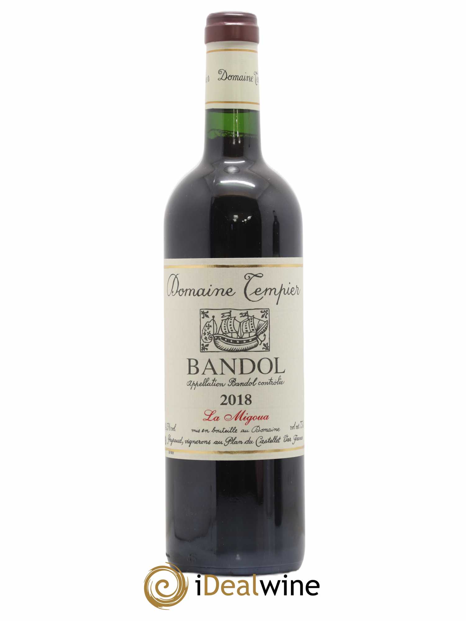 Bandol Domaine Tempier Cuvée La Migoua Famille Peyraud 2018 - Lot de 1 bouteille - 0