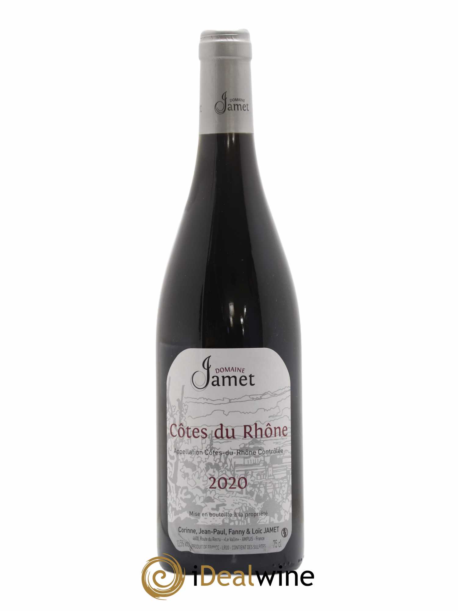 Côtes-du-Rhône Jamet (Domaine) 2020 - Lot de 1 bouteille - 0
