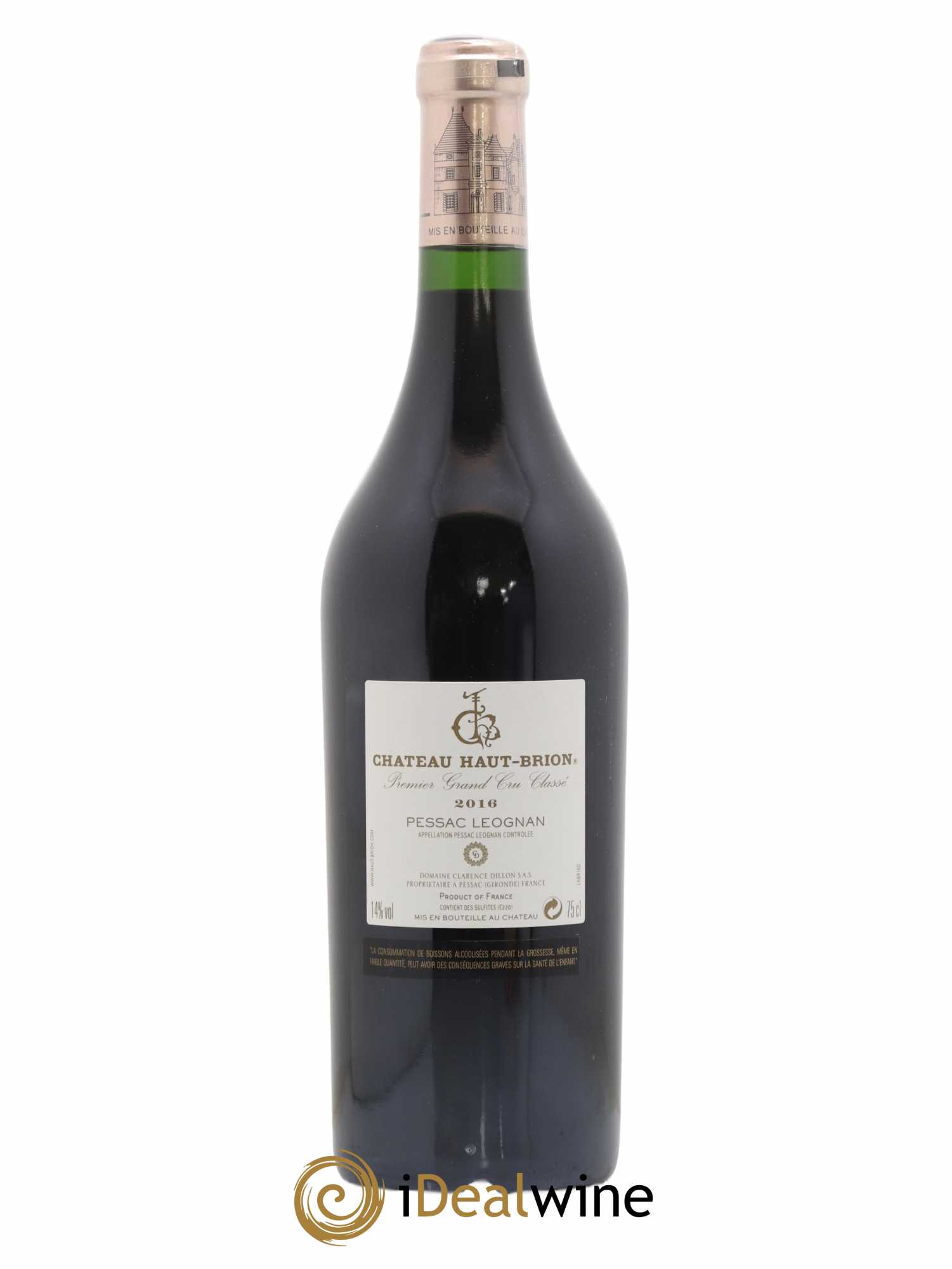 Château Haut Brion 1er Grand Cru Classé 2016 - Lot de 1 bouteille - 1