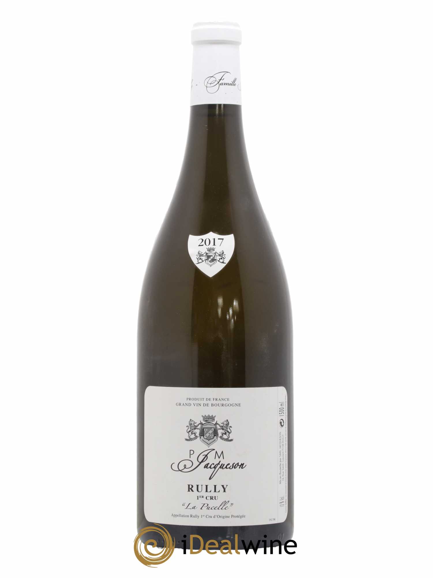 Rully 1er Cru La Pucelle Paul & Marie Jacqueson 2017 - Posten von 1 Magnum - 0