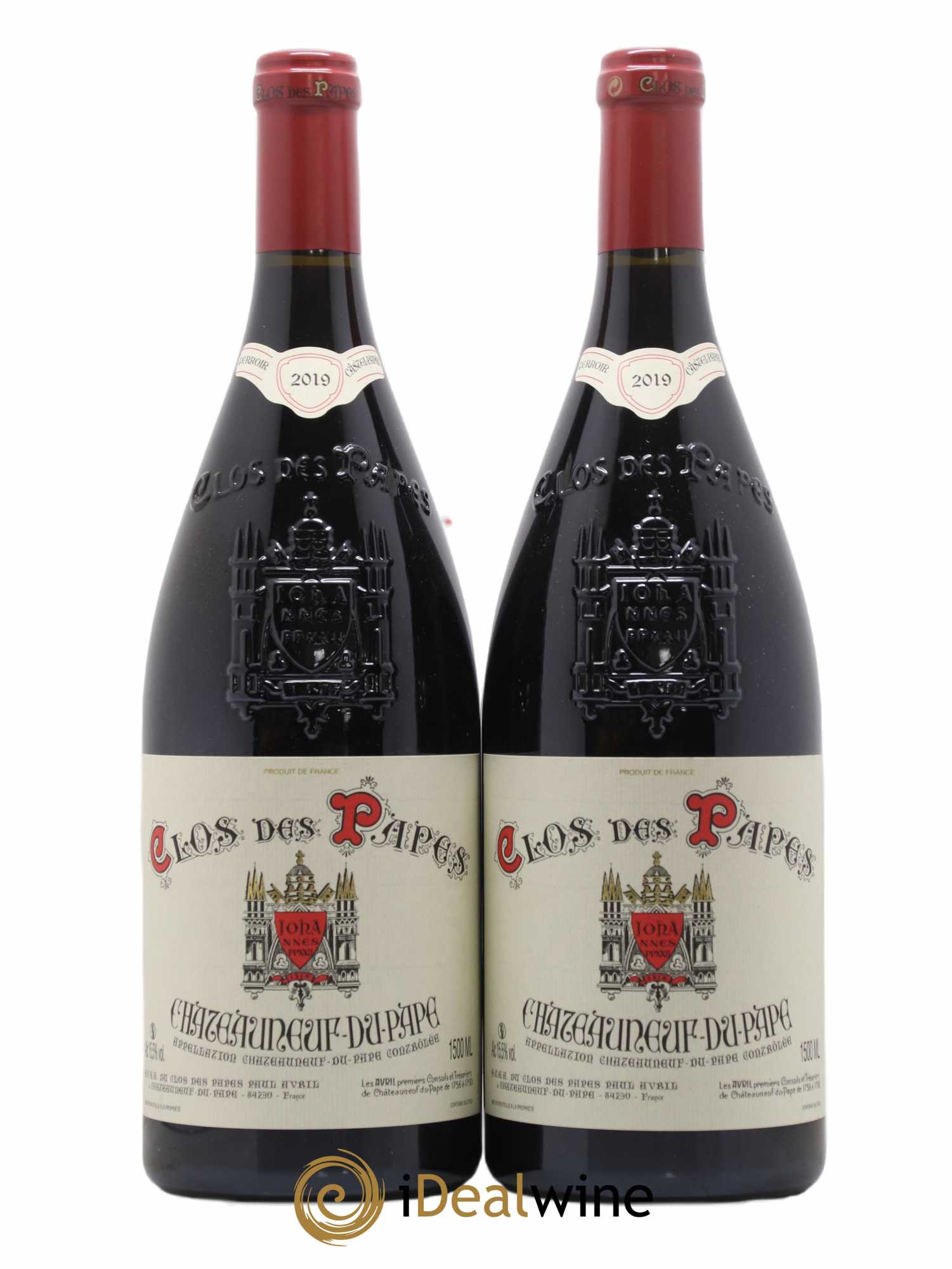 Châteauneuf-du-Pape Clos des Papes - Paul Avril 2019 - Lot de 2 magnums - 0