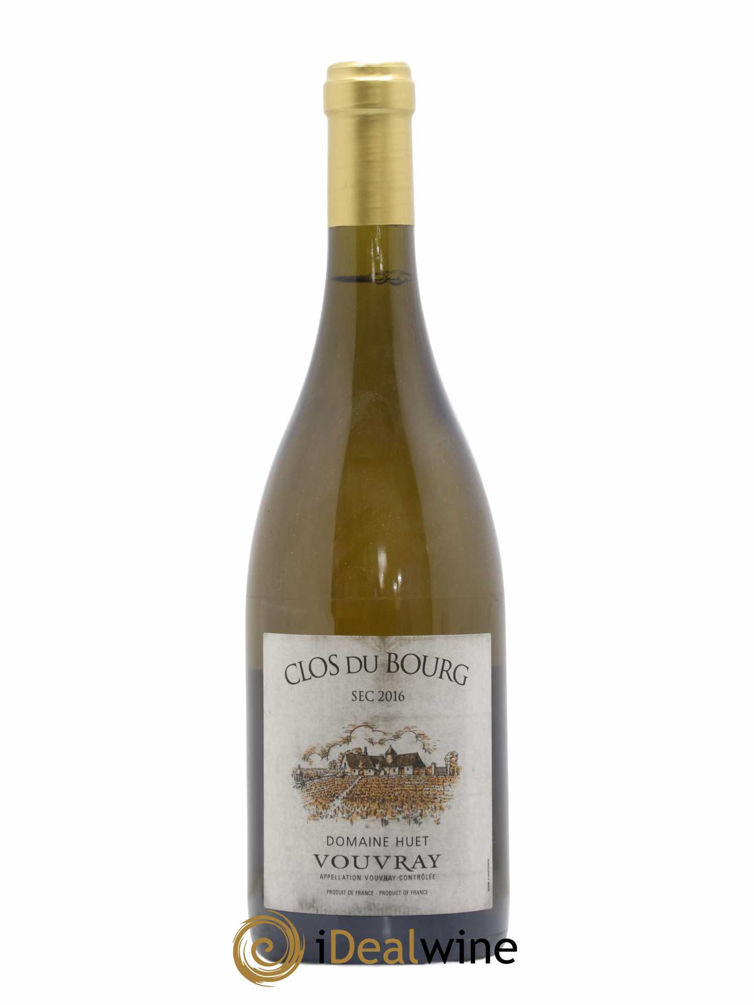 Vouvray Clos du Bourg Sec Domaine Huet 2016 - Lot de 1 bouteille - 0