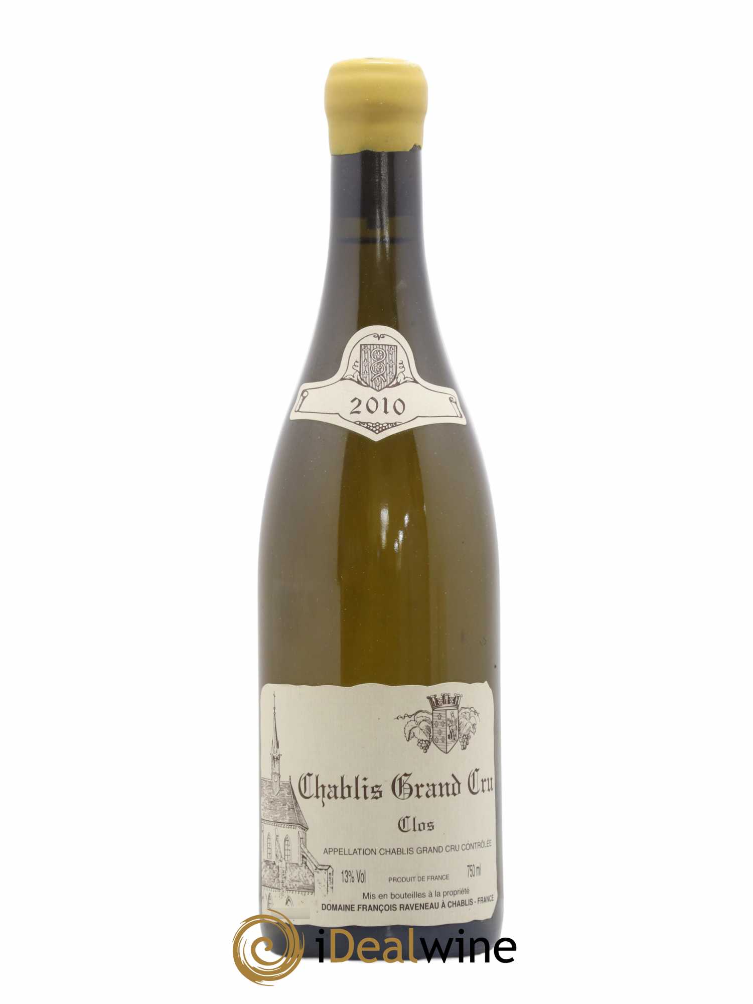Chablis Grand Cru Clos Raveneau (Domaine) 2010 - Lot de 1 bouteille - 0