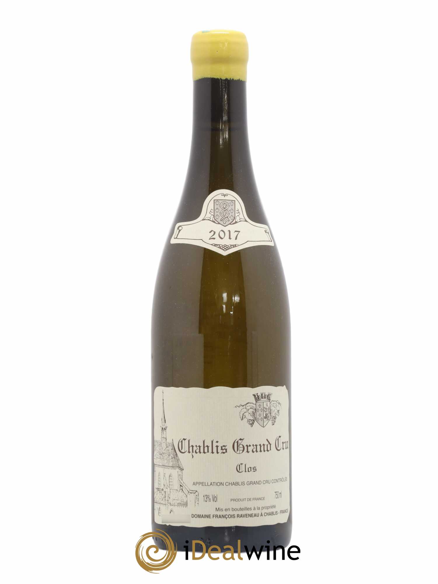Chablis Grand Cru Clos Raveneau (Domaine) 2017 - Lot de 1 bouteille - 0