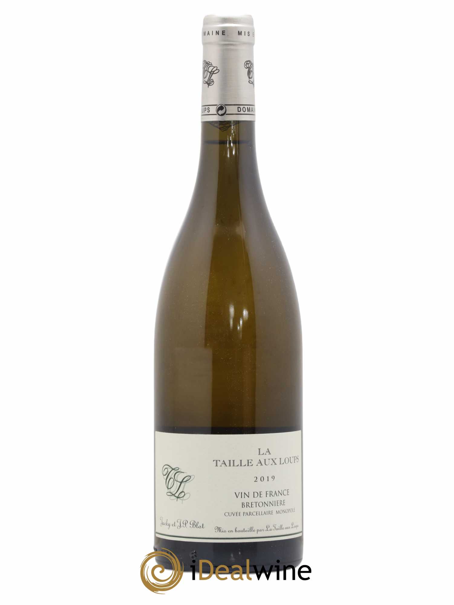 Vin de France Bretonnière La Taille aux Loups - Jacky Blot 2019 - Lot de 1 bouteille - 0