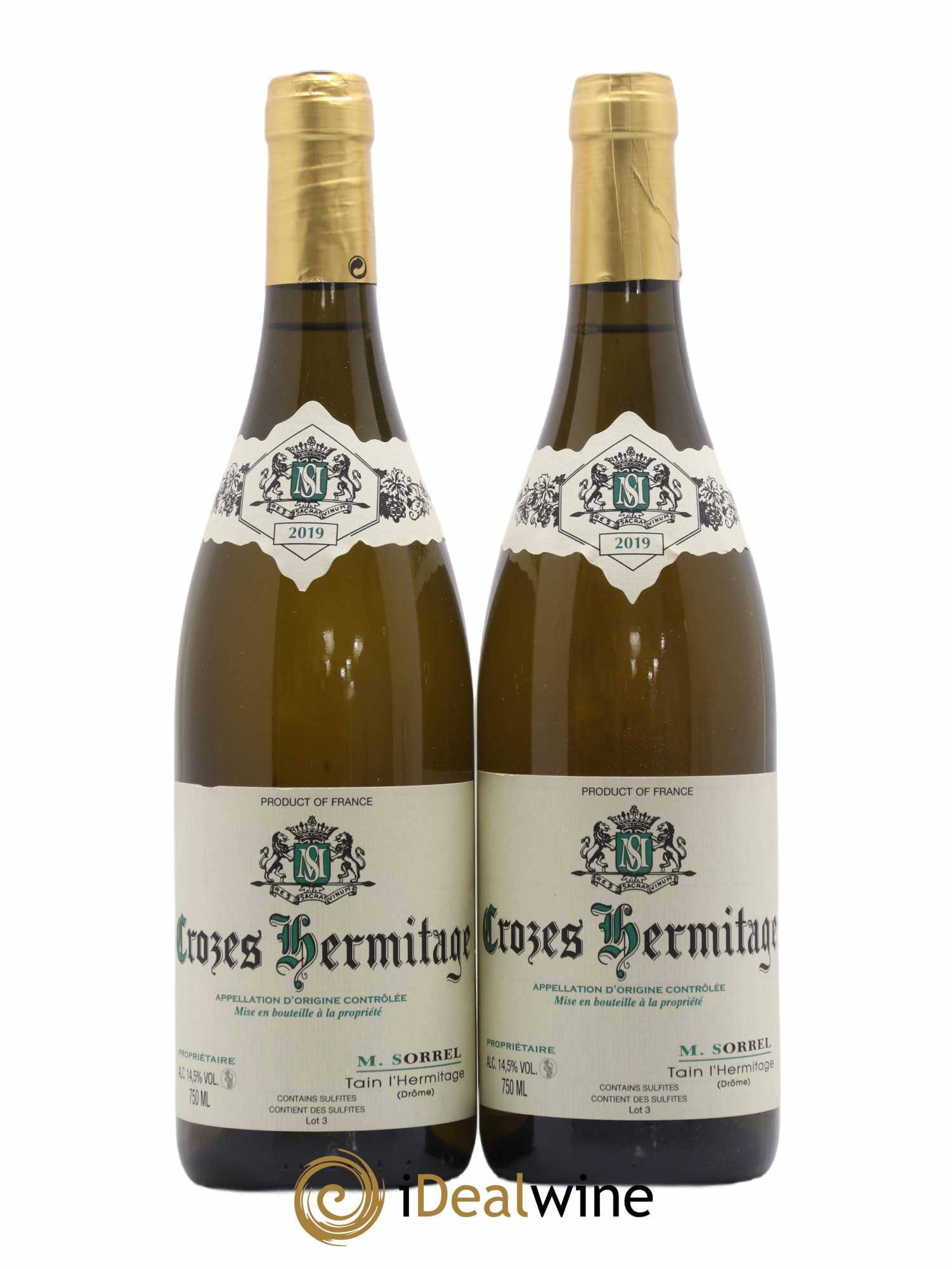 Crozes-Hermitage Marc Sorrel 2019 - Lot de 2 bouteilles - 0