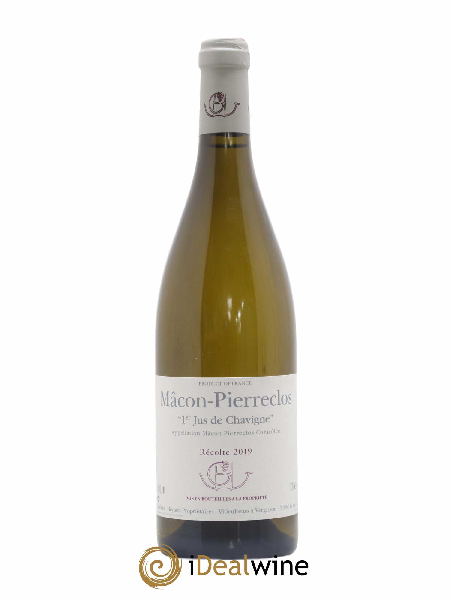 Mâcon Pierreclos 1er Jus de Chavigne Guffens-Heynen 2019 - Lot de 1 bouteille - 0