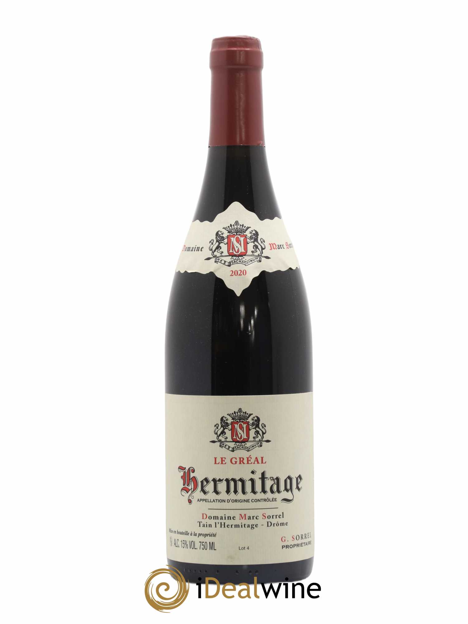 Hermitage Le Gréal Marc Sorrel 2020 - Lot de 1 bouteille - 0