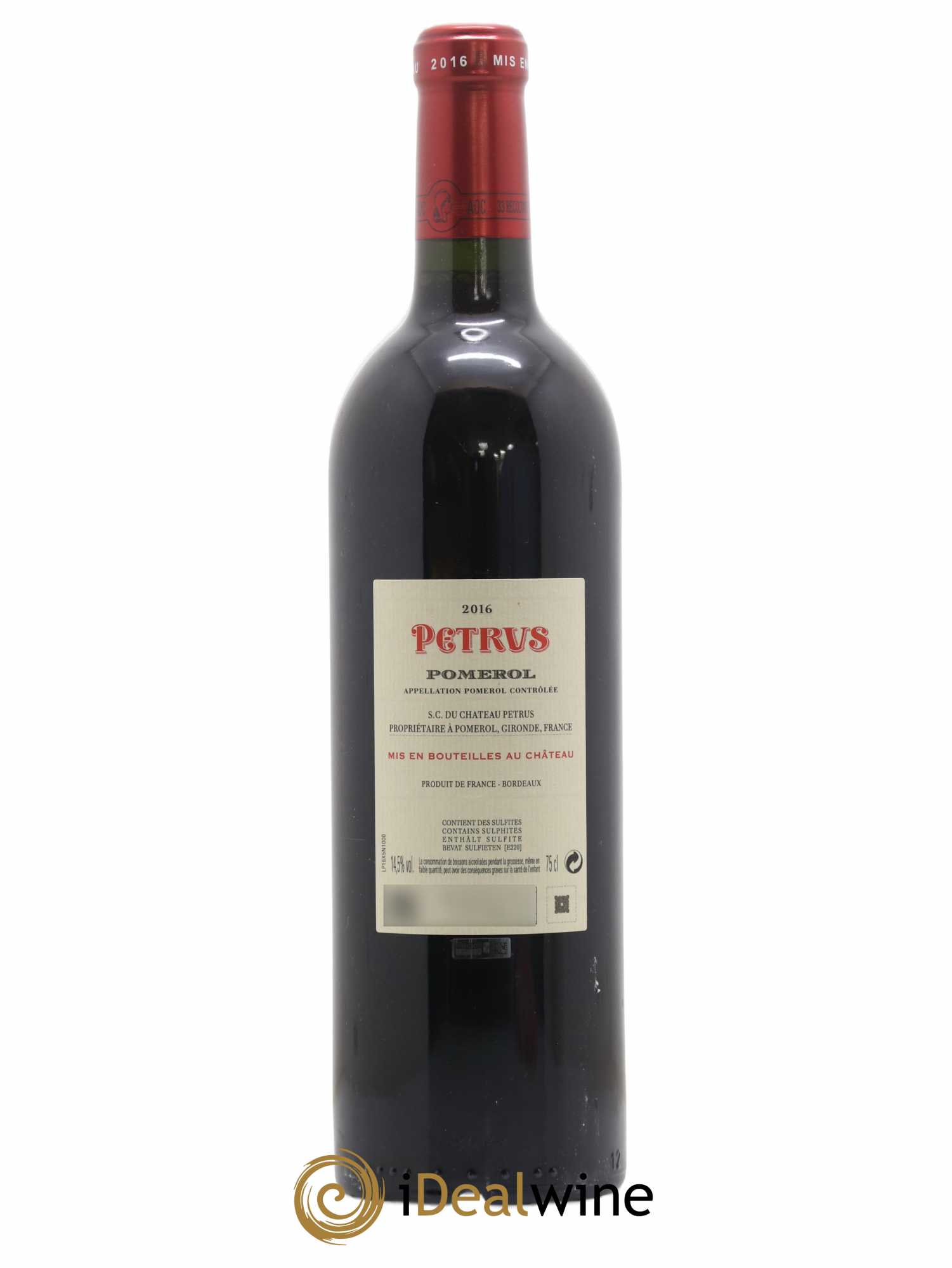 Petrus 2016 - Lot de 1 bouteille - 1