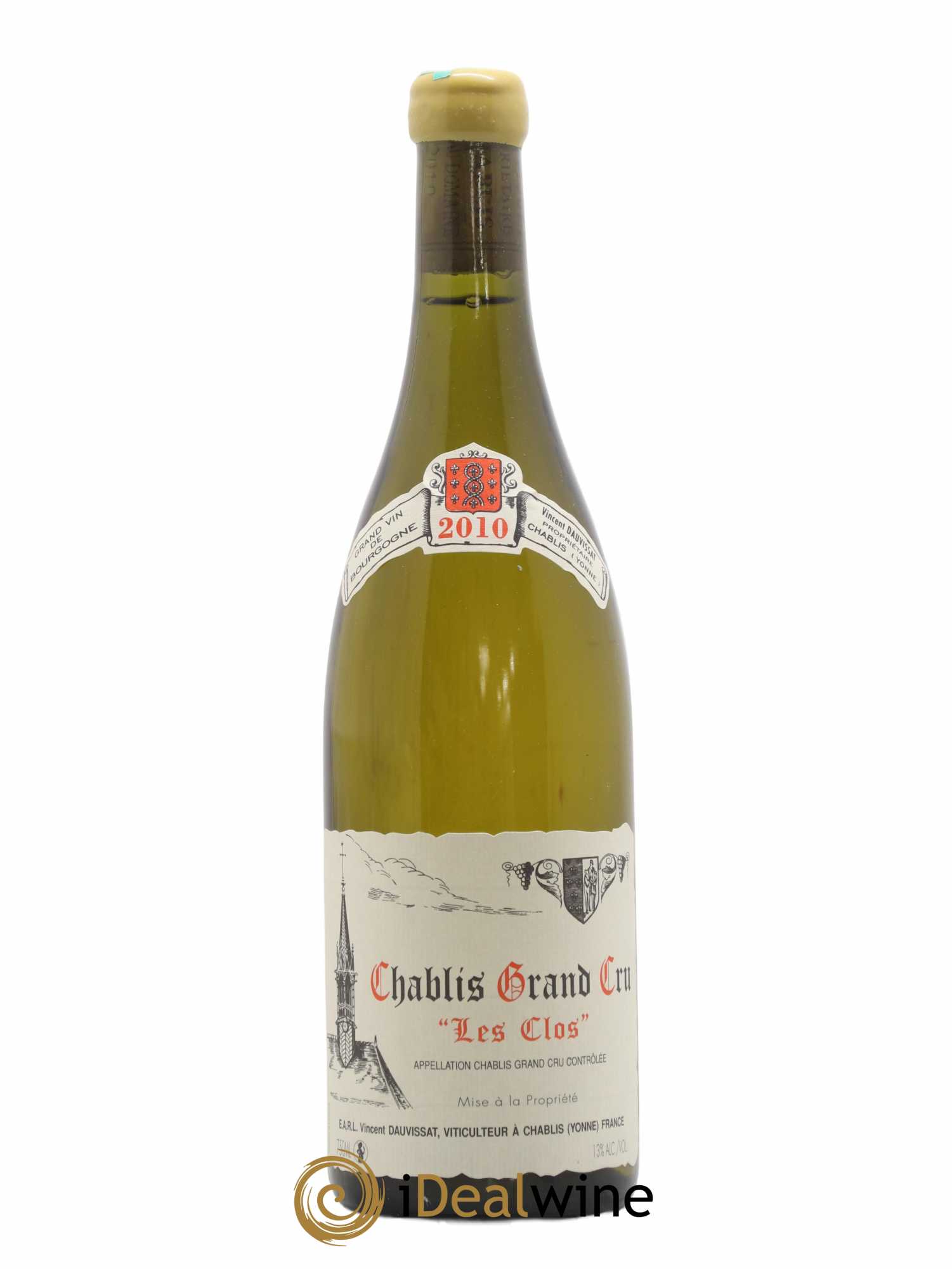 Chablis Grand Cru Les Clos Vincent Dauvissat (Domaine) 2010 - Lot de 1 bouteille - 0